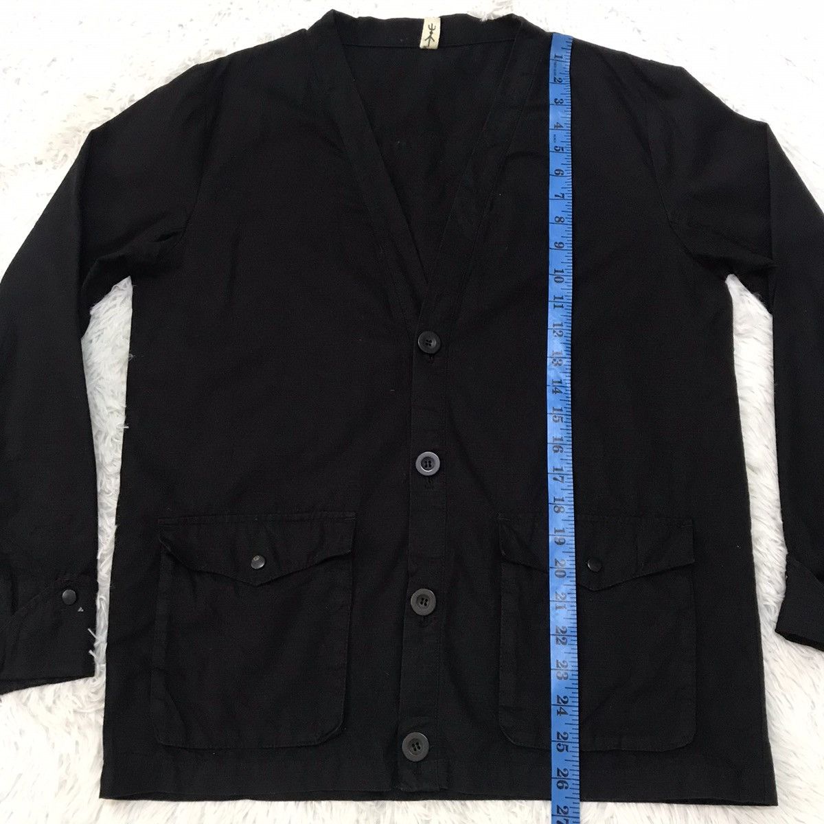Japanese Brand Rare! Cardigan japanese brand big logo at back Size US M / EU 48-50 / 2 - 8 Thumbnail