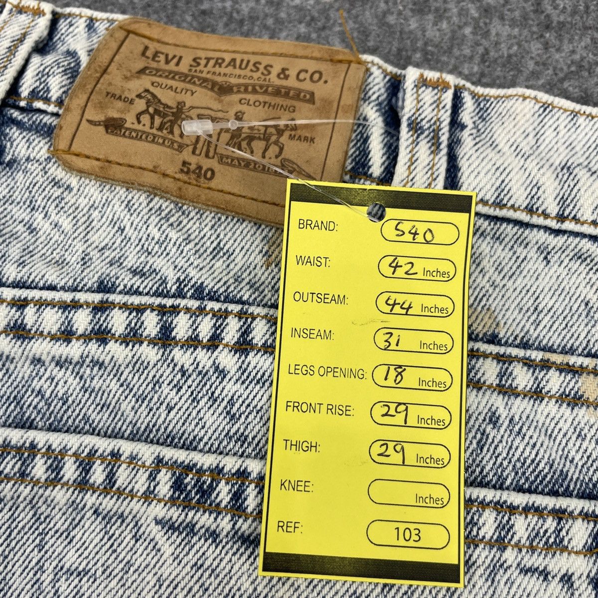 Levi's × Vintage Vintage Levi's 540 Washed Jeans -wc103 Size US 42 / EU 58 - 10 Thumbnail