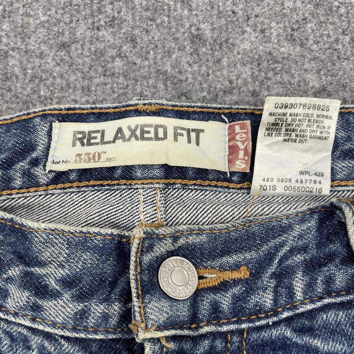Levi's × Vintage Vintage Levi's 550 Faded Jeans -wc080 Size US 38 / EU 54 - 5 Thumbnail