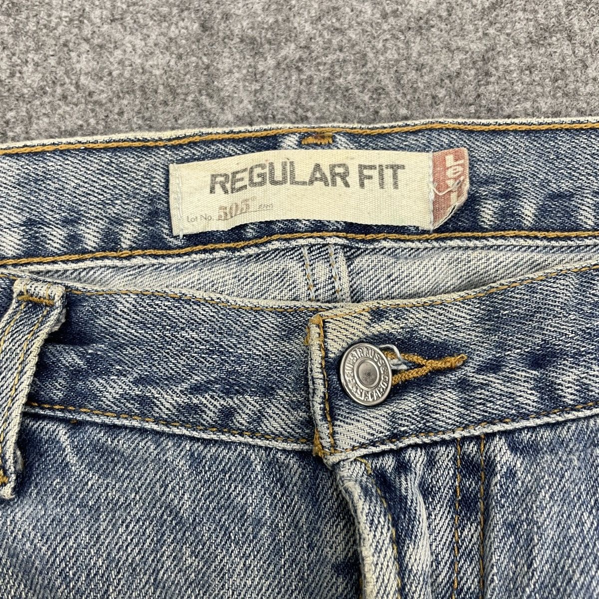 Levi's × Vintage Vintage Levi's 505 Faded Blue Jeans -wc113 Size US 38 / EU 54 - 5 Thumbnail