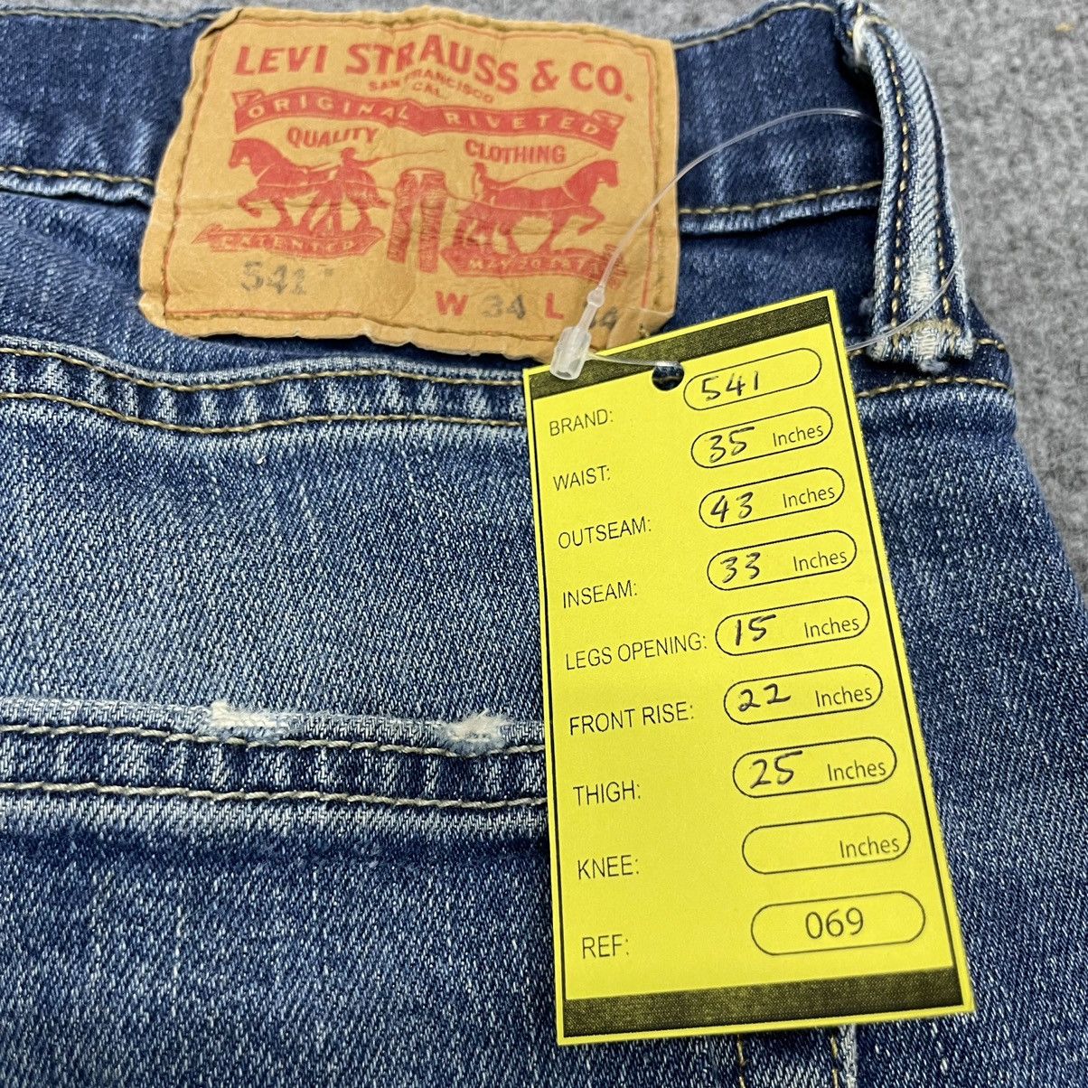 Levi's × Vintage Vintage Levi's 541 Distressed Jeans -wc069 Size US 35 - 8 Thumbnail