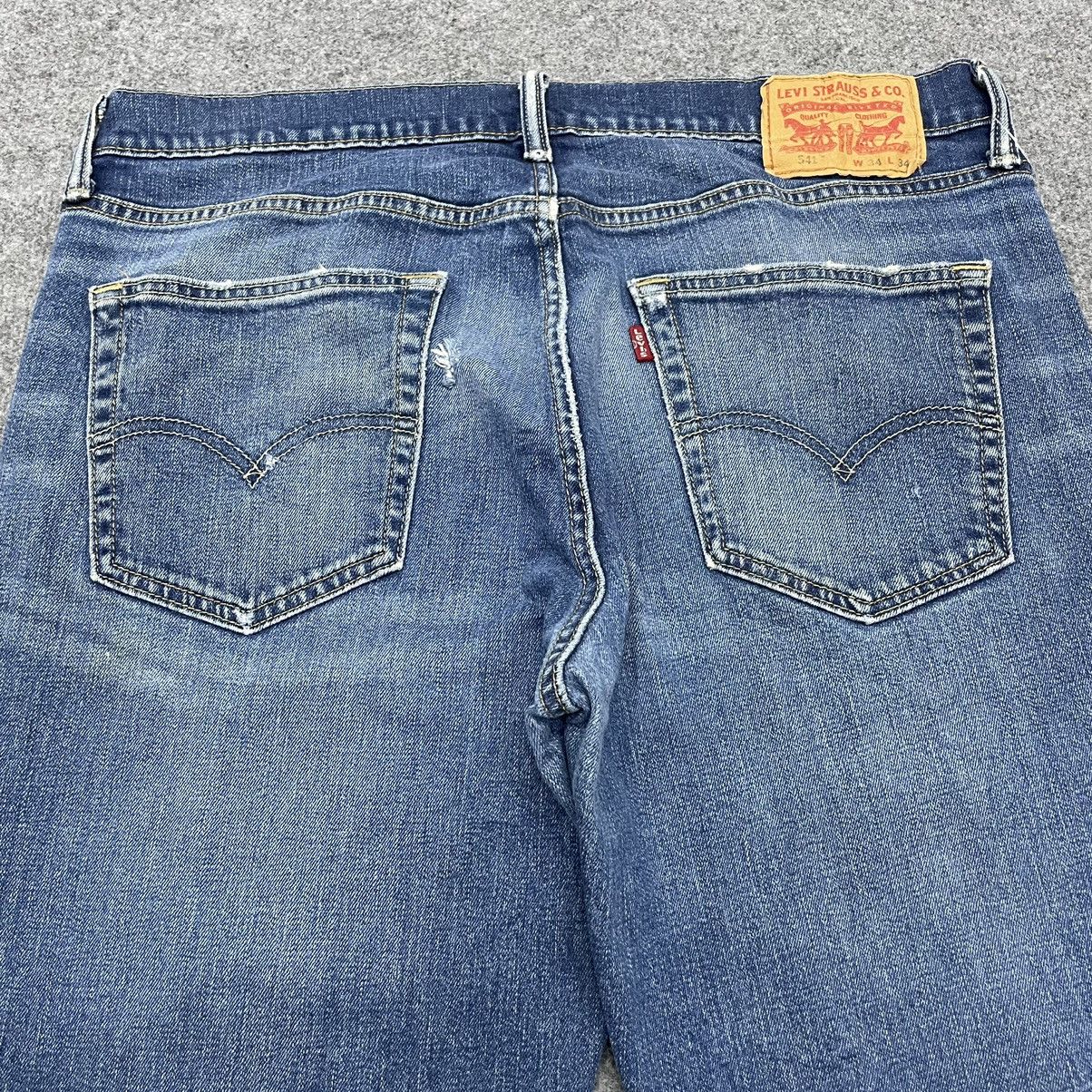Levi's × Vintage Vintage Levi's 541 Distressed Jeans -wc069 Size US 35 - 6 Thumbnail