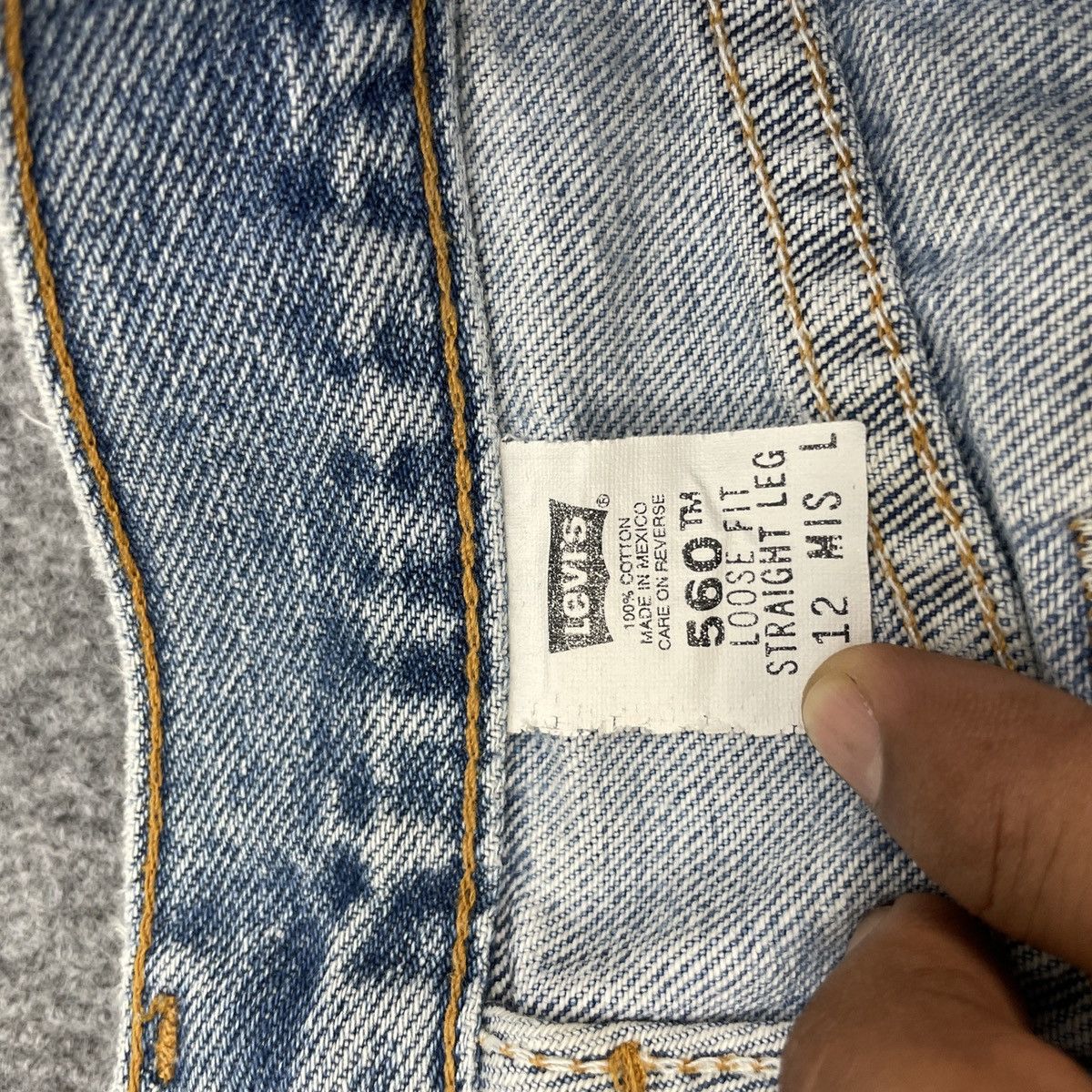Levi's × Vintage Vintage Levi's 560 Blue Light Wash -wc091 Size US 31 - 4 Thumbnail