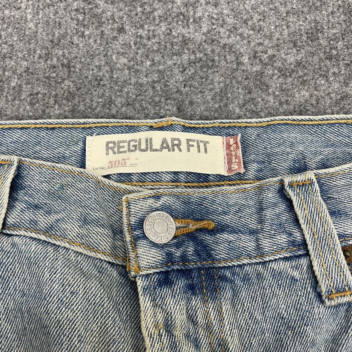 Levi's × Vintage Vintage Levi's 505 Light Blue Wash -wc112 Size US 35 - 5 Thumbnail