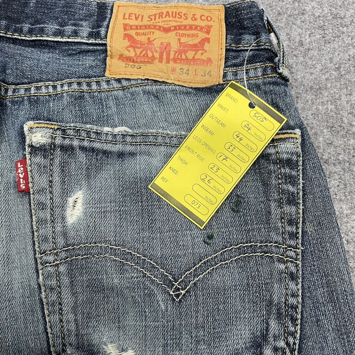 Levi's Vintage Levi's 505 Distressed Faded Jeans -wc073 Size US 34 / EU 50 - 10 Thumbnail