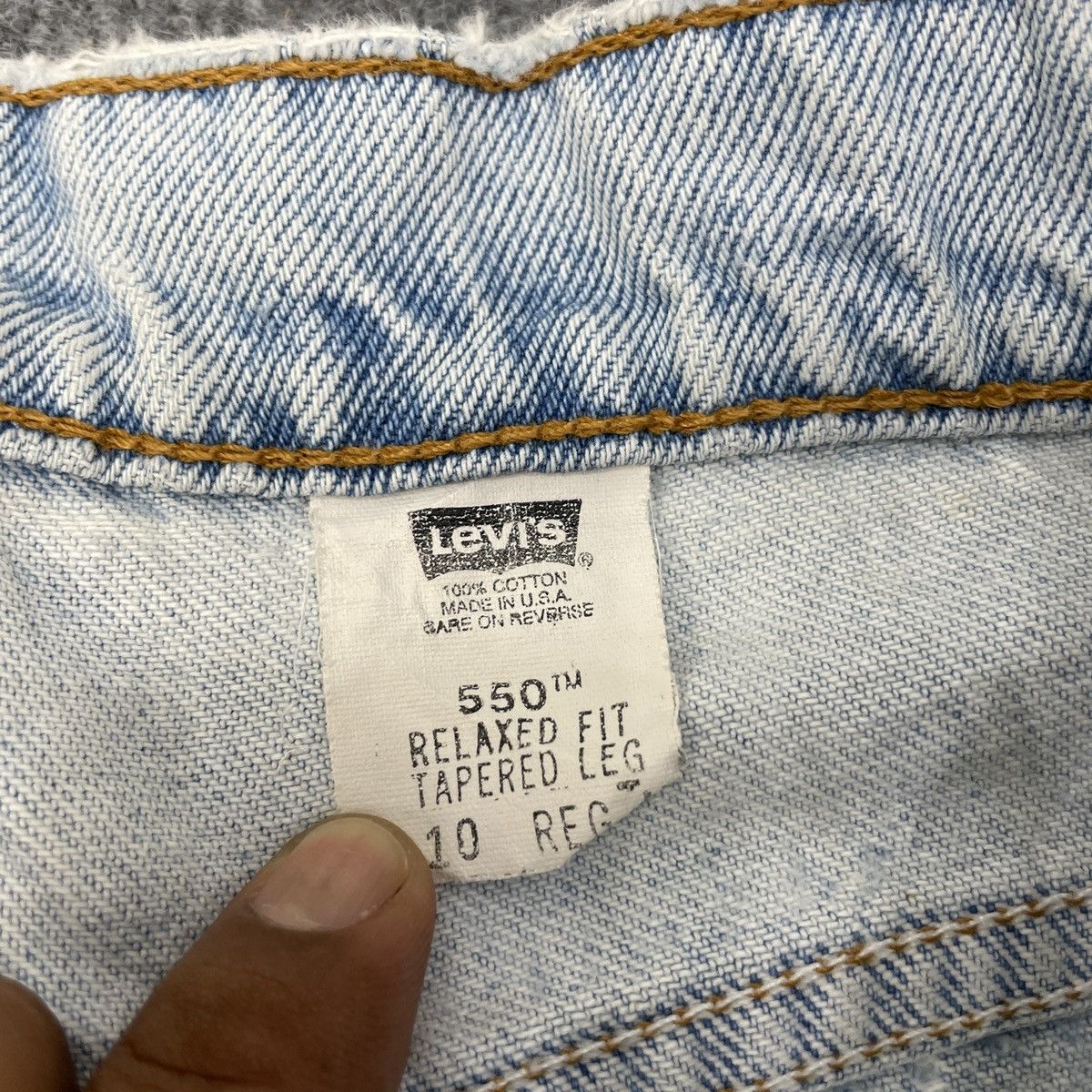 Levi's × Vintage Vintage Levi's 550 Blue Light Wash -wc101 Size US 29 - 5 Thumbnail