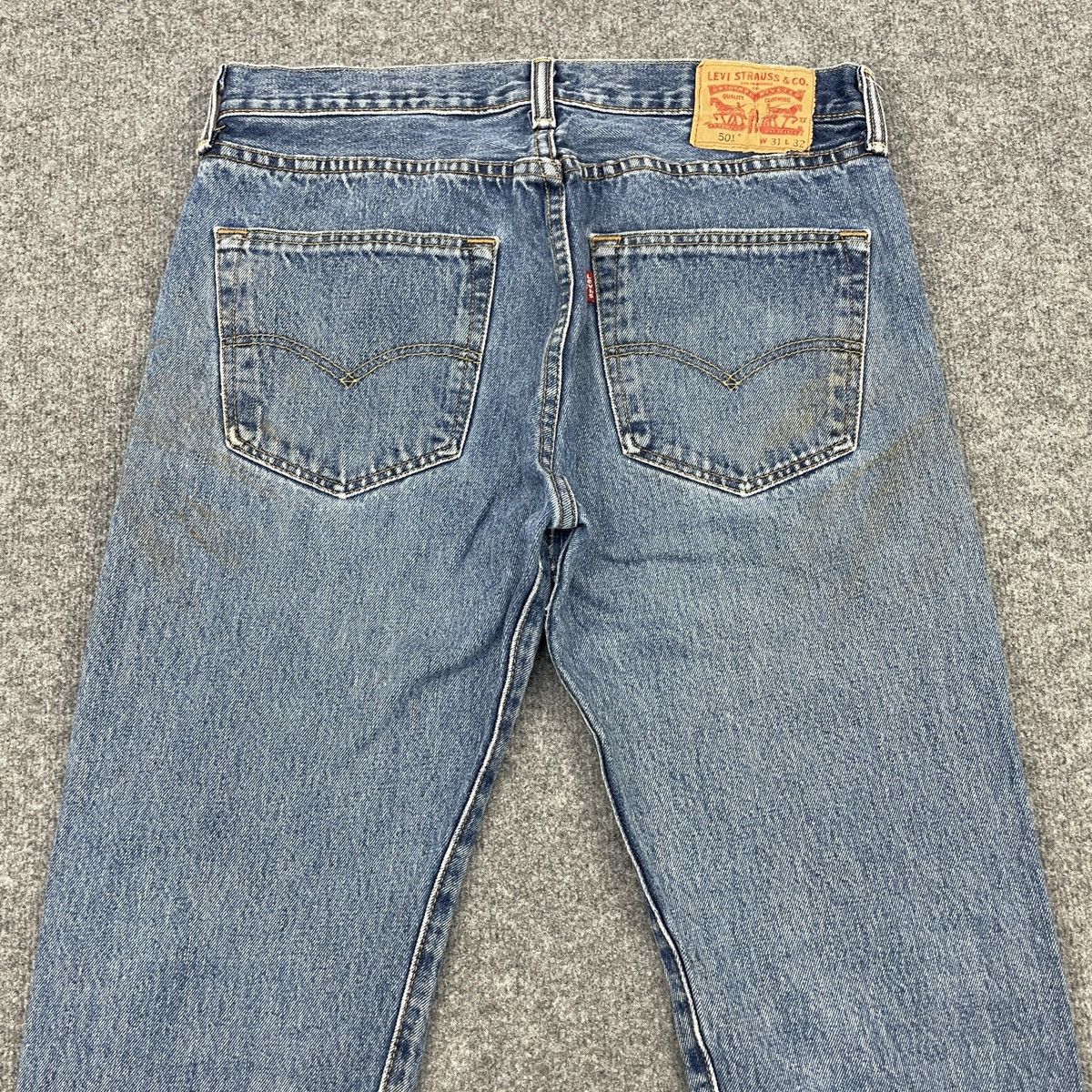 Levi's × Vintage Vintage Levi's Distressed 501 Faded Jeans -wc084 Size US 33 - 6 Thumbnail