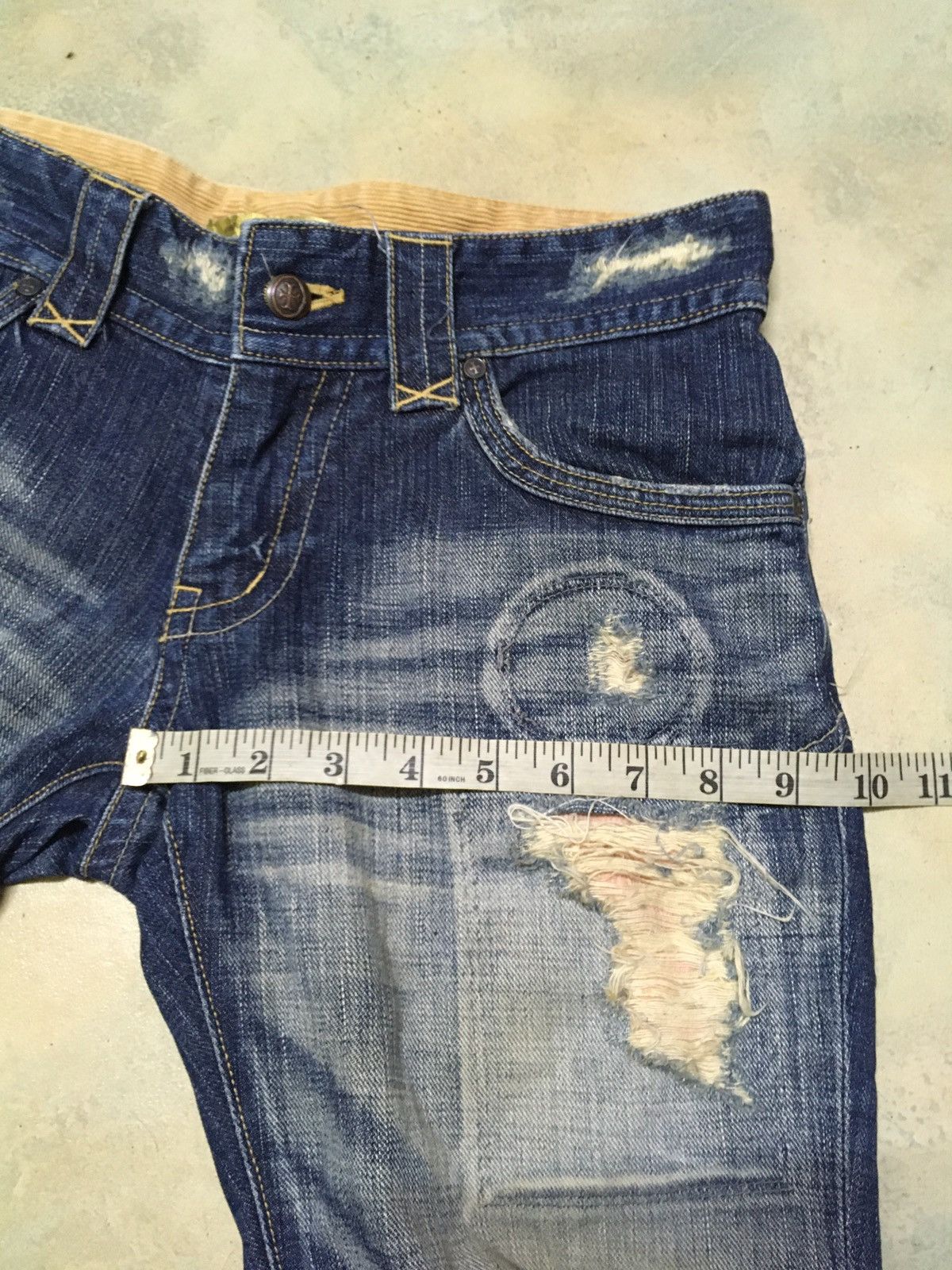 Japanese Brand Japanese Brand Patchwork Distressed Punk Style Seditionarie Size US 32 / EU 48 - 12 Thumbnail