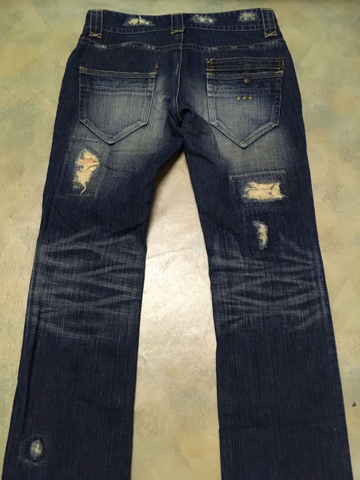 Japanese Brand Japanese Brand Patchwork Distressed Punk Style Seditionarie Size US 32 / EU 48 - 5 Thumbnail