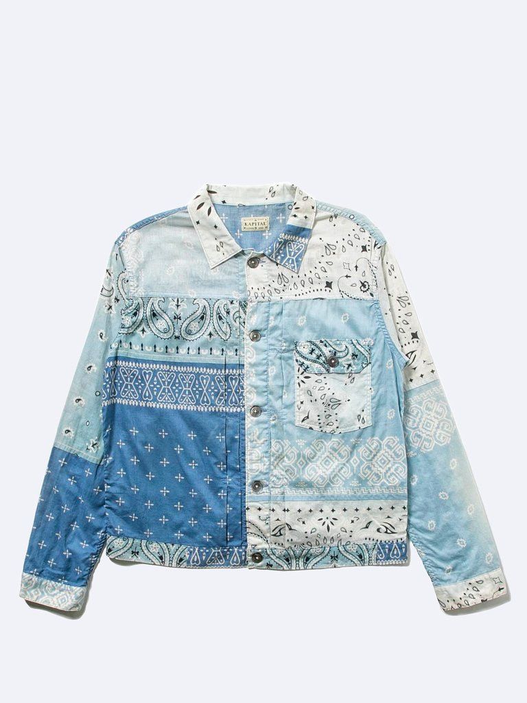 Kapital Kapital Bandana Patchwork Lightweight Jacket Size US XXL / EU 58 / 5 - 1 Thumbnail
