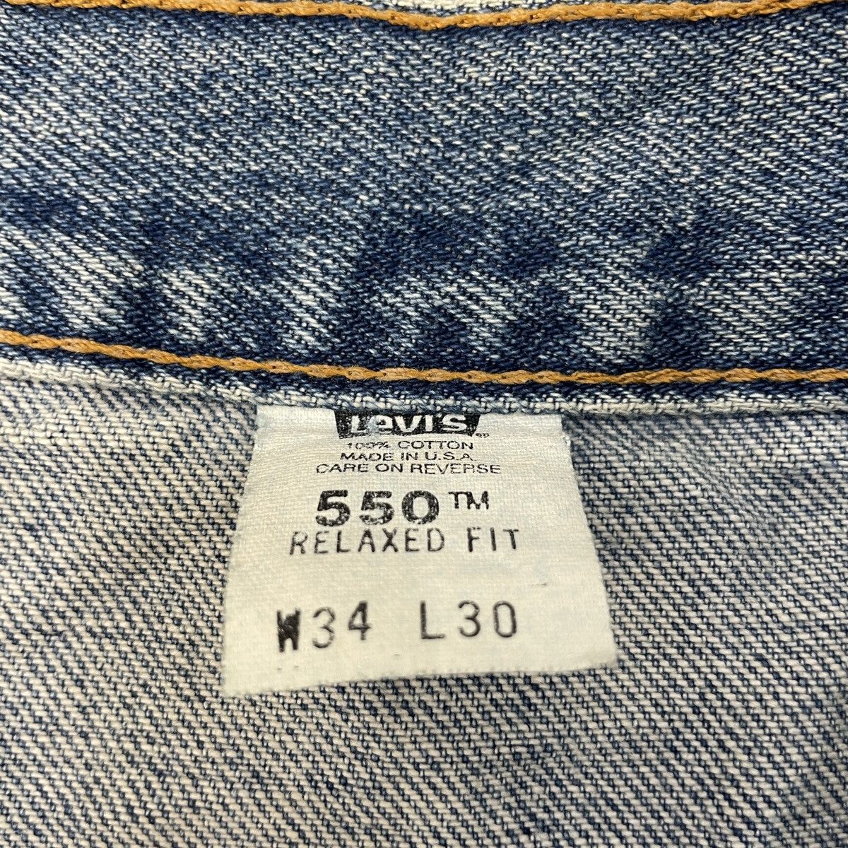 Levi's × Vintage Vintage Levi's 550 Faded Jeans -wc076 Size US 34 / EU 50 - 5 Thumbnail