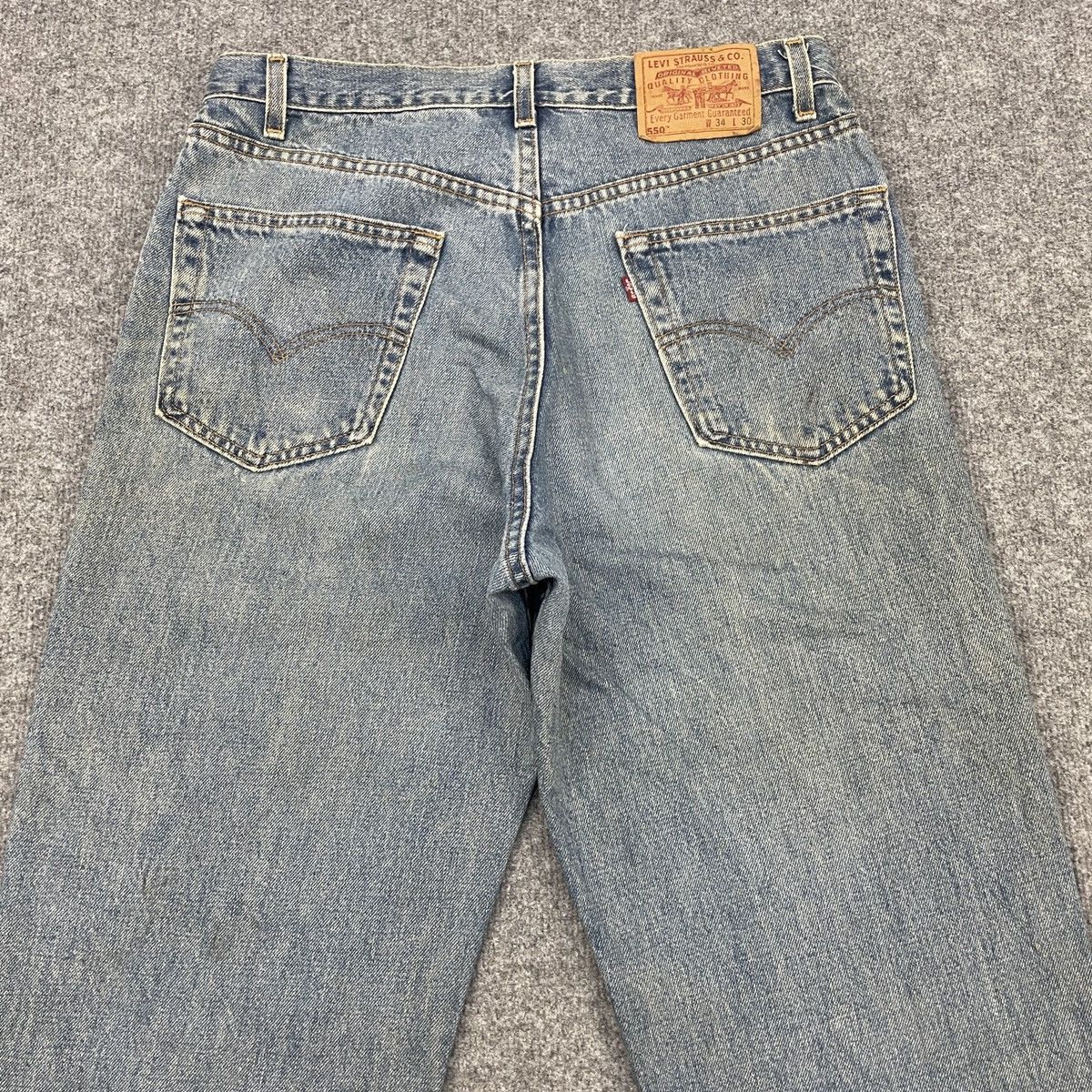 Levi's × Vintage Vintage Levi's 550 Faded Jeans -wc076 Size US 34 / EU 50 - 4 Thumbnail