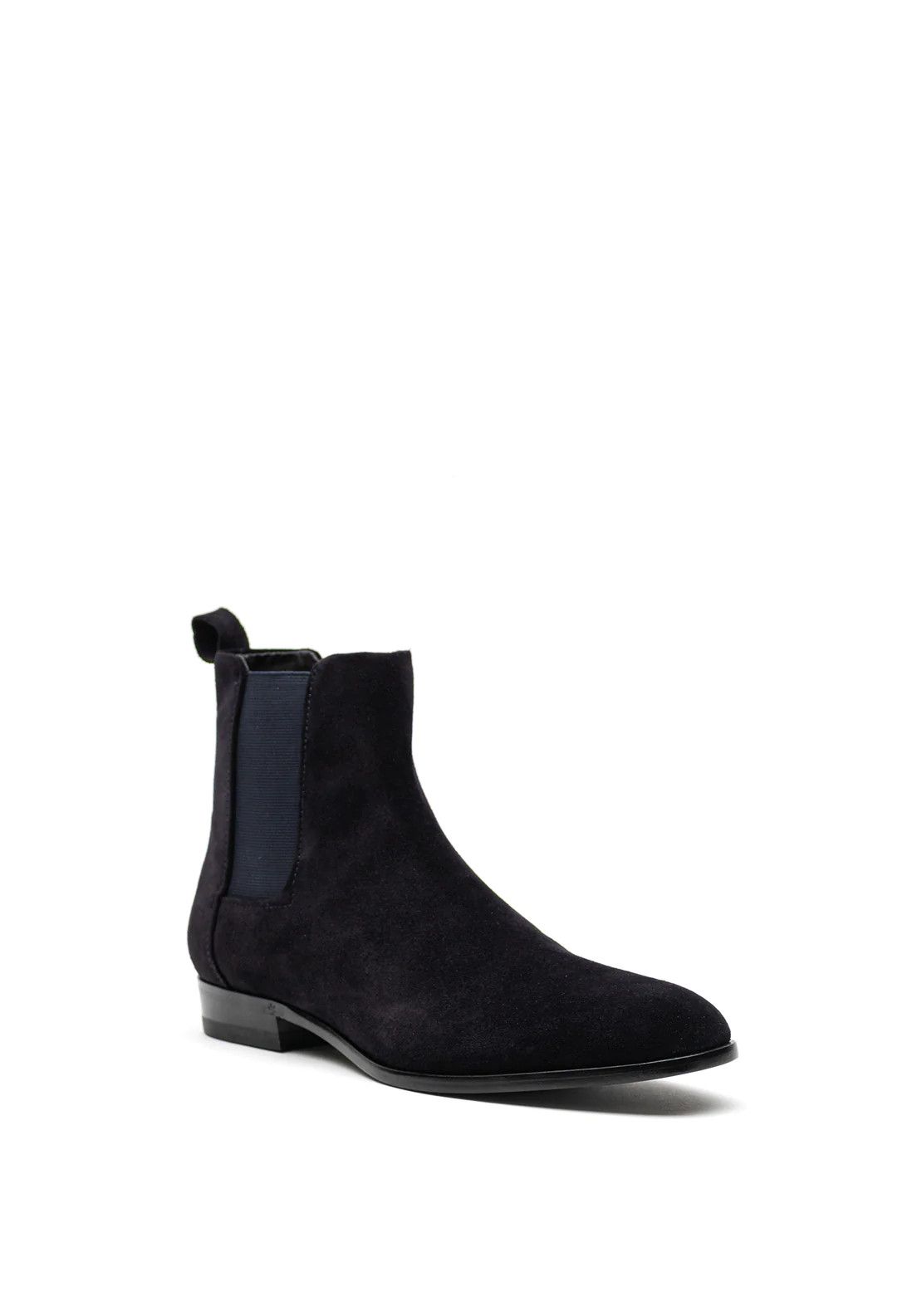 Hugo Boss Hugo Boss Men's Navy Suede Chelsea Boots Size US 9 / EU 42 - 3 Thumbnail