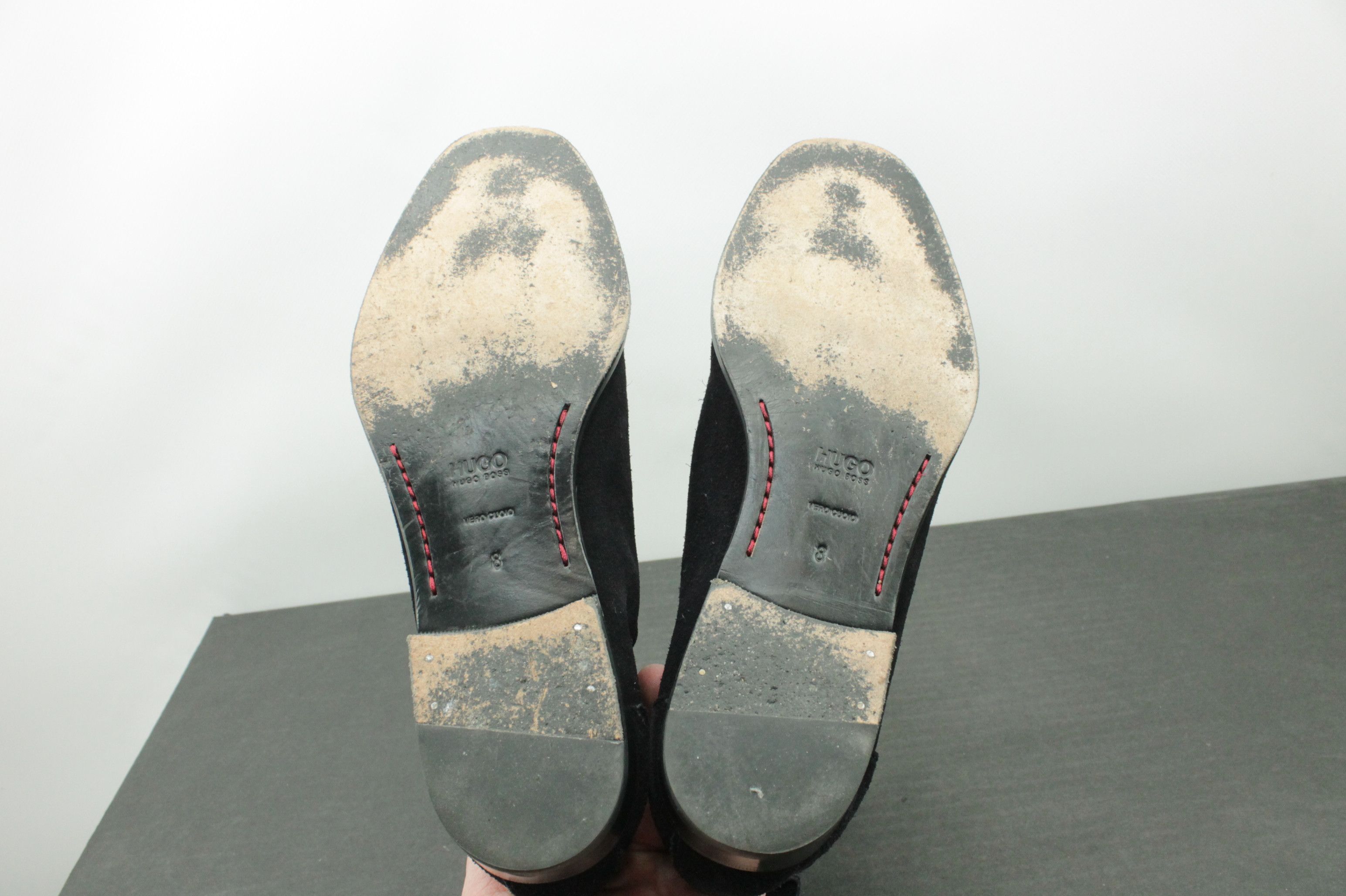 Hugo Boss Hugo Boss Men's Navy Suede Chelsea Boots Size US 9 / EU 42 - 10 Thumbnail