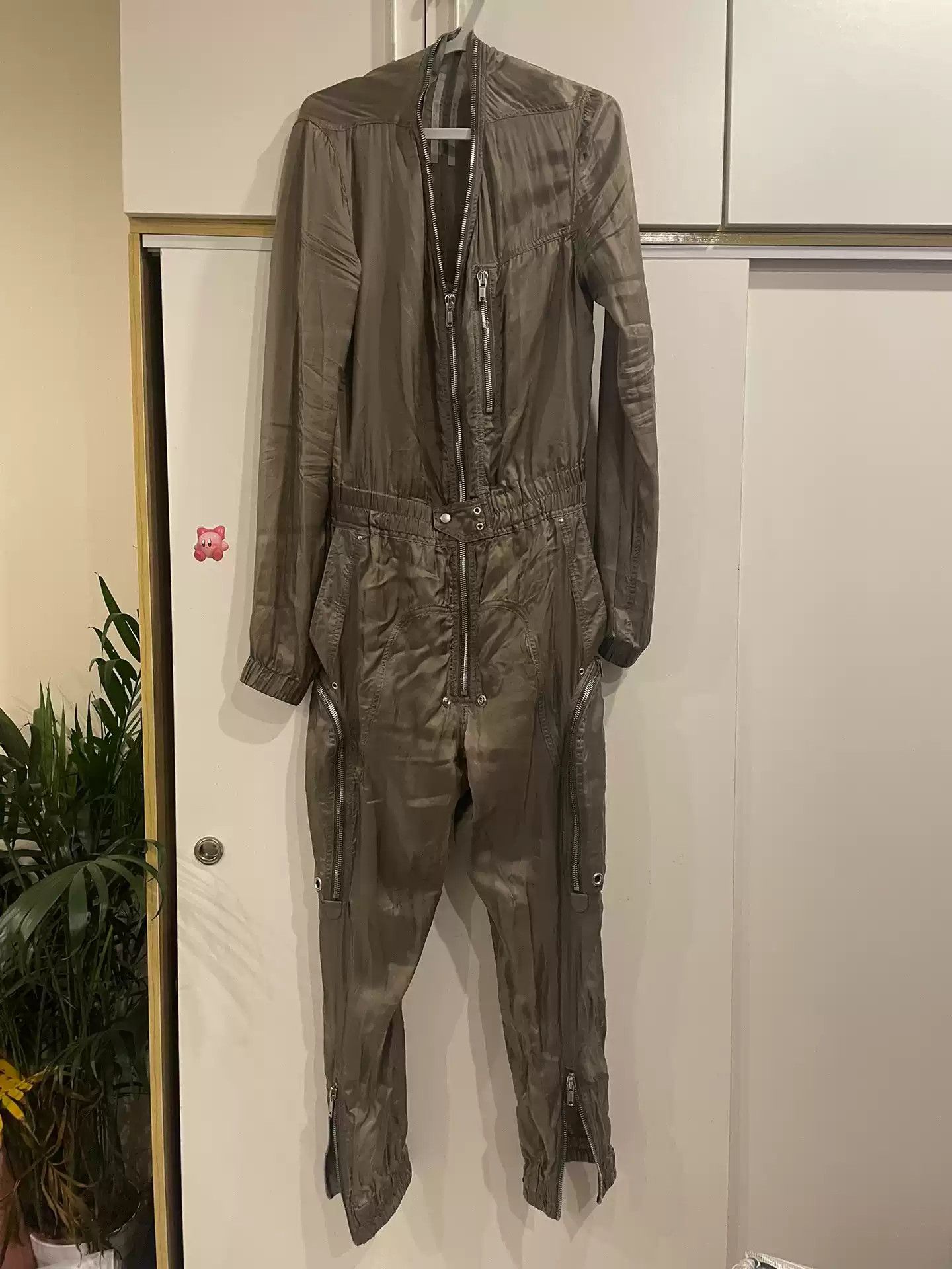 Rick Owens Rick Owens 22SS Fogachine Larry flightsuit jumpsuit