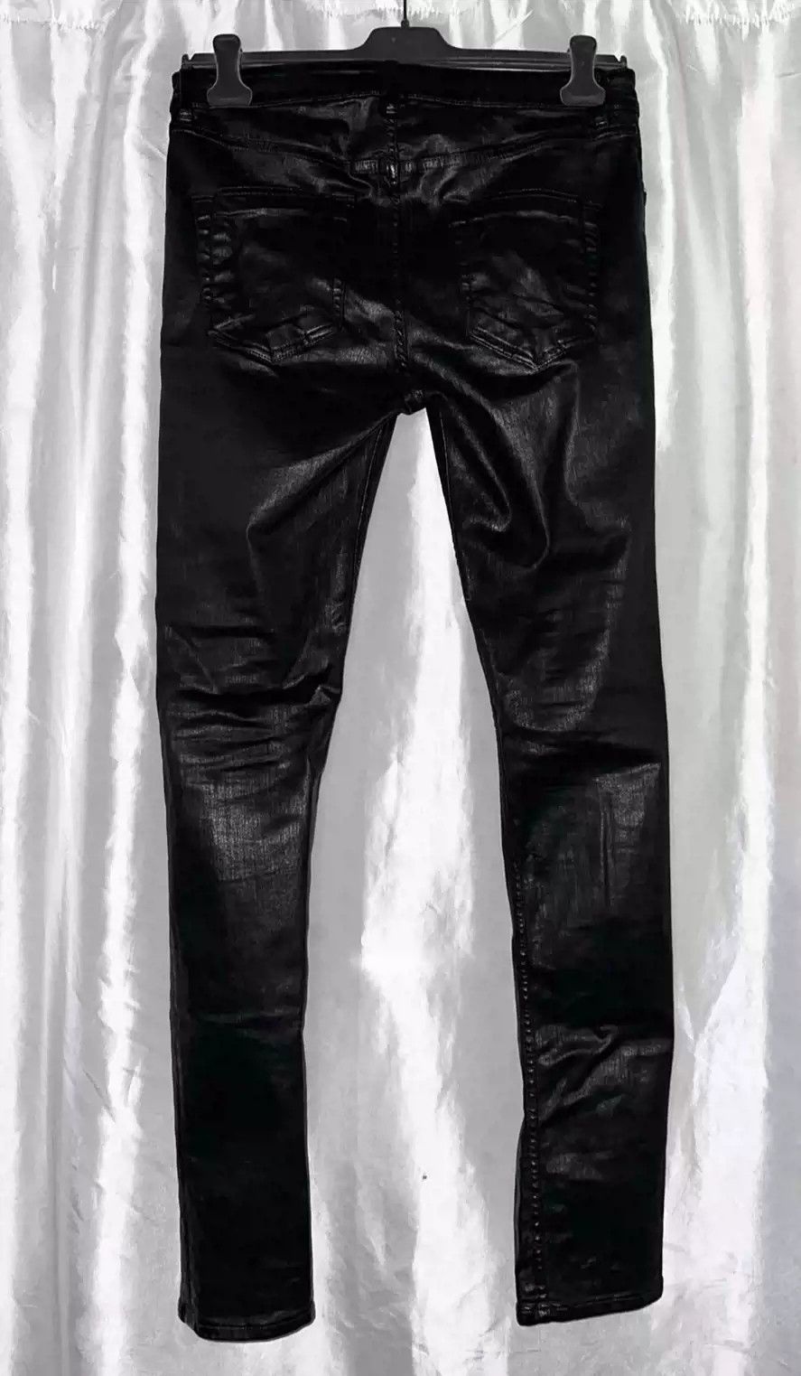 Rick Owens Rick Owens 20fw Tyrone Slim Cut brushed wax skinny jeans Size US 31 - 2 Thumbnail
