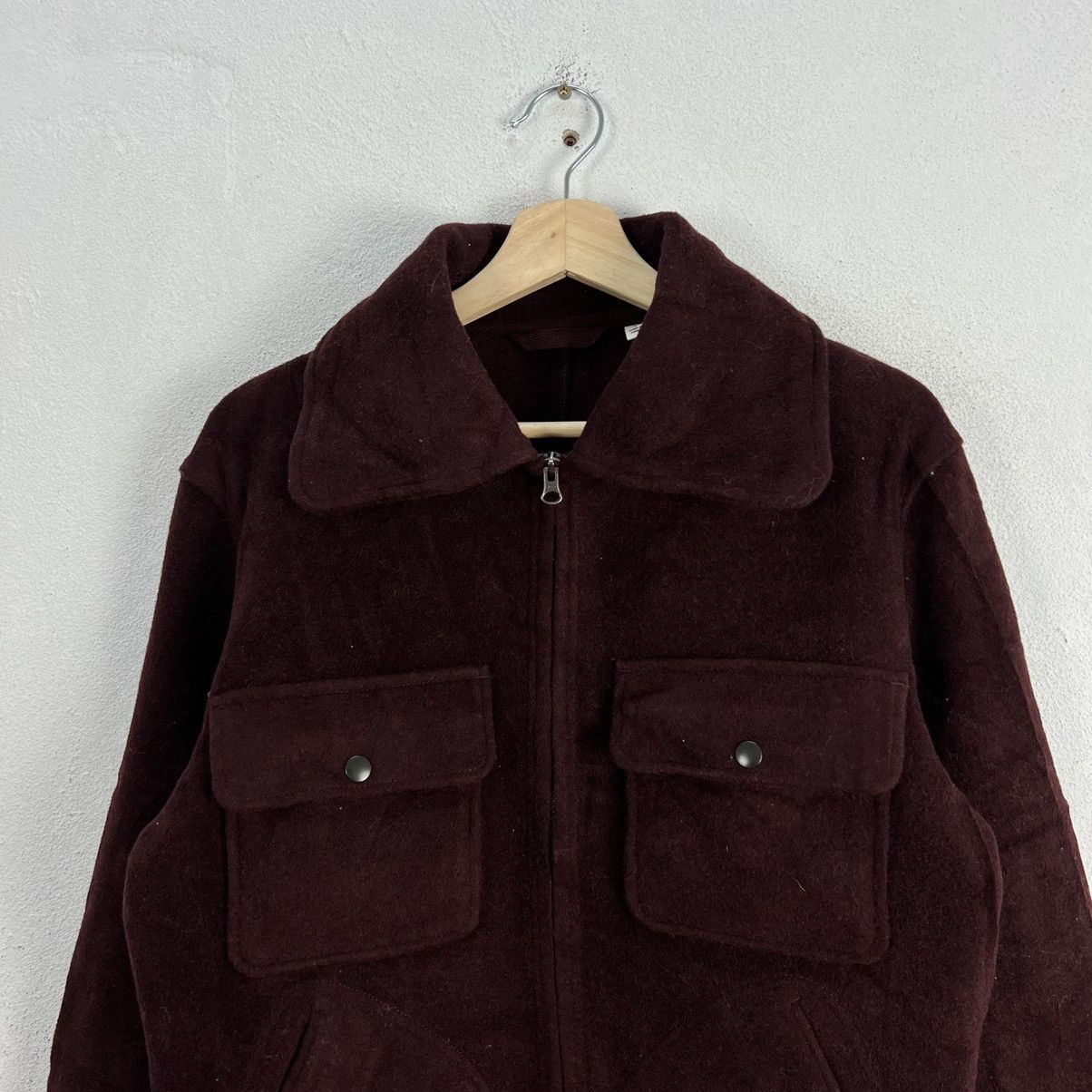 Japanese Brand VINTAGE CROPPED WOOL JACKET UNIQLO UNDERCOVER JUN TAKASHI Size US S / EU 44-46 / 1 - 3 Thumbnail