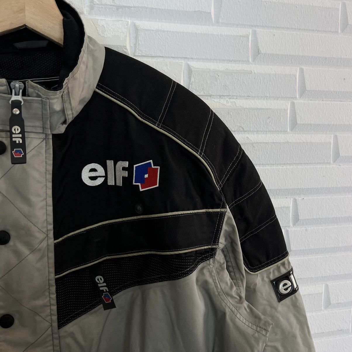Japanese Brand VINTAGE ELF ORIGINAL COLLECTIONS MOTORCROSS JACKET BIG LOGO Size US L / EU 52-54 / 3 - 9 Thumbnail