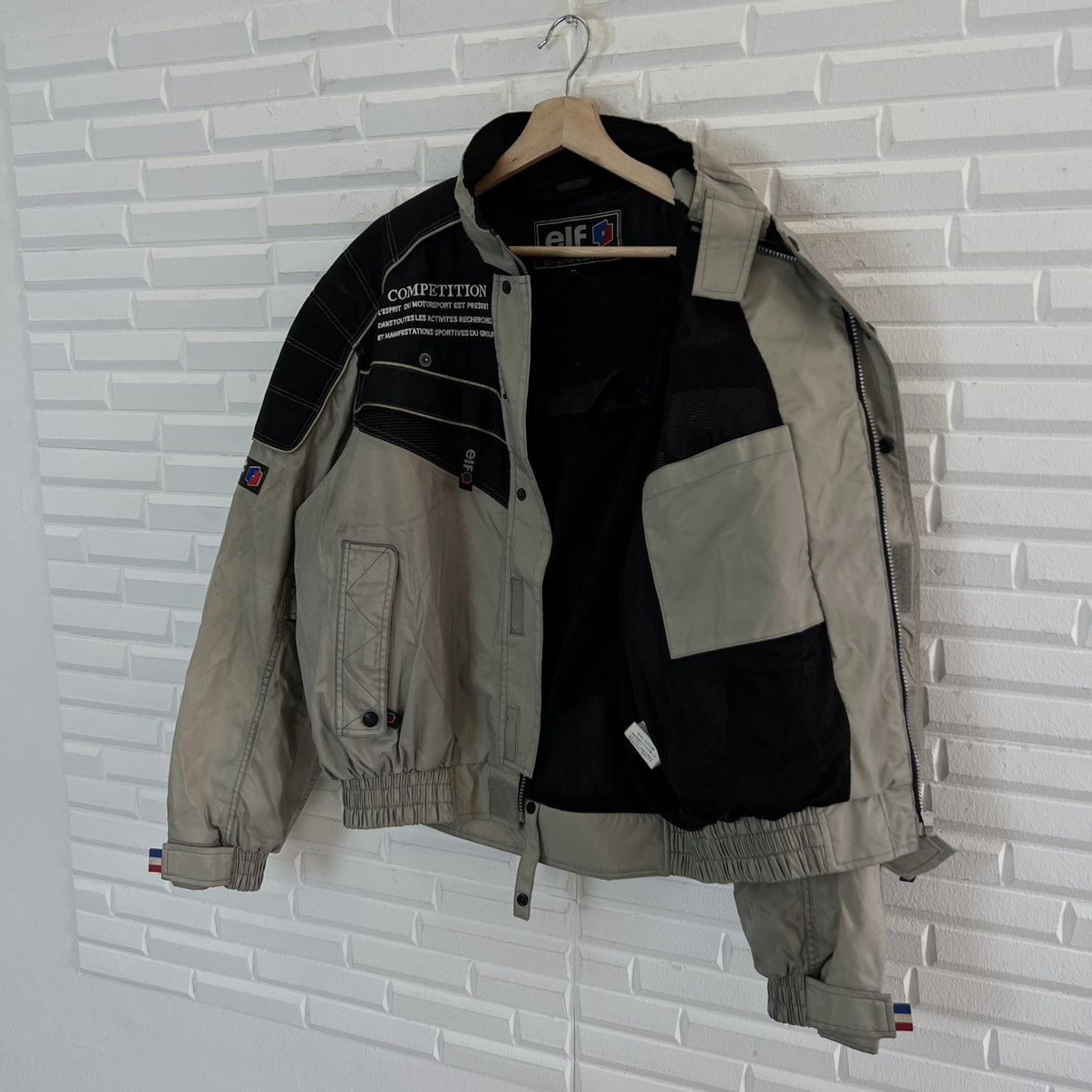 Japanese Brand VINTAGE ELF ORIGINAL COLLECTIONS MOTORCROSS JACKET BIG LOGO Size US L / EU 52-54 / 3 - 18 Thumbnail