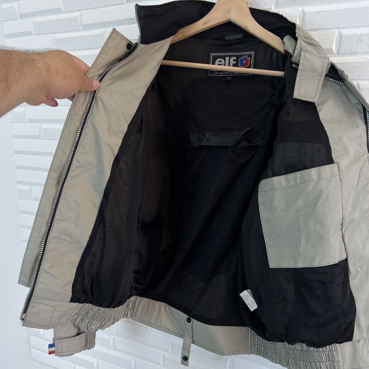 Japanese Brand VINTAGE ELF ORIGINAL COLLECTIONS MOTORCROSS JACKET BIG LOGO Size US L / EU 52-54 / 3 - 19 Thumbnail