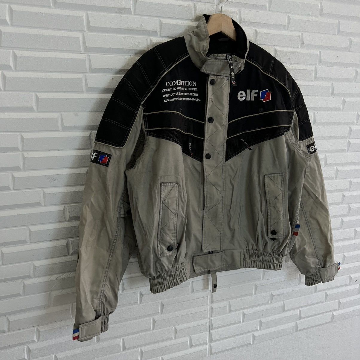 Japanese Brand VINTAGE ELF ORIGINAL COLLECTIONS MOTORCROSS JACKET BIG LOGO Size US L / EU 52-54 / 3 - 6 Thumbnail