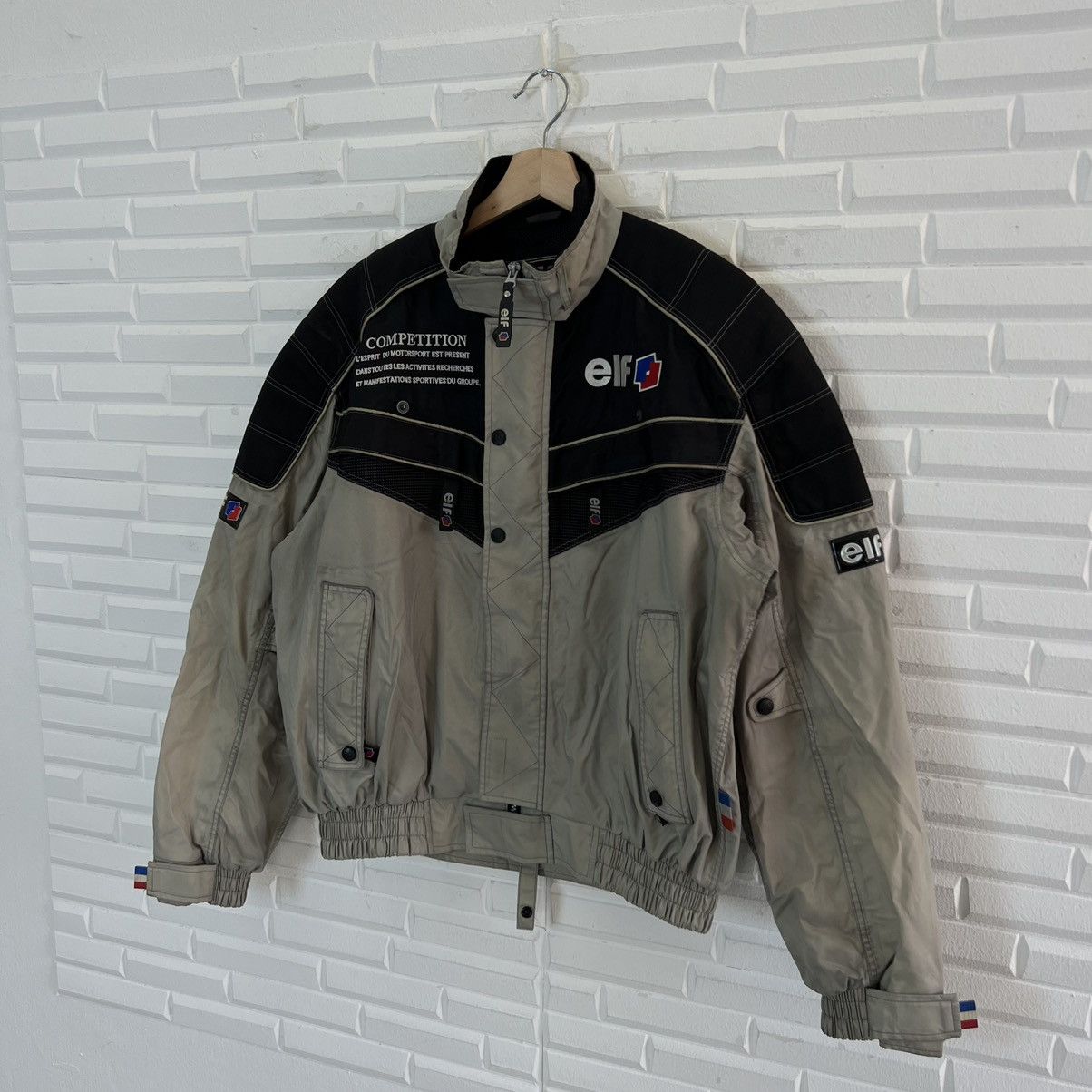 Japanese Brand VINTAGE ELF ORIGINAL COLLECTIONS MOTORCROSS JACKET BIG LOGO Size US L / EU 52-54 / 3 - 3 Thumbnail