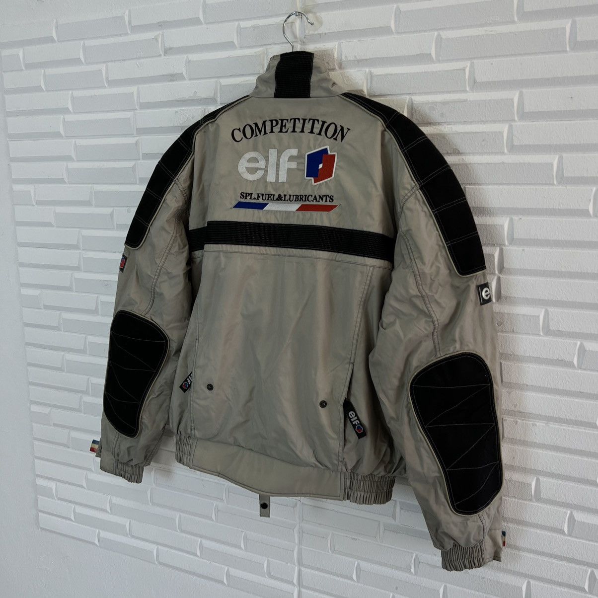 Japanese Brand VINTAGE ELF ORIGINAL COLLECTIONS MOTORCROSS JACKET BIG LOGO Size US L / EU 52-54 / 3 - 13 Thumbnail