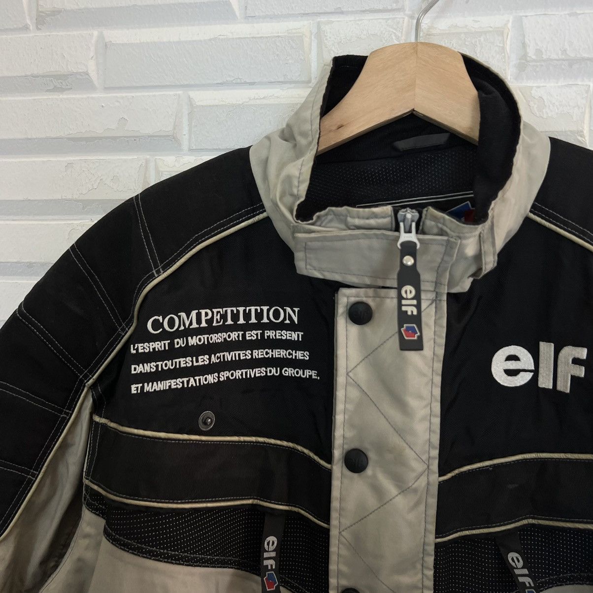 Japanese Brand VINTAGE ELF ORIGINAL COLLECTIONS MOTORCROSS JACKET BIG LOGO Size US L / EU 52-54 / 3 - 8 Thumbnail