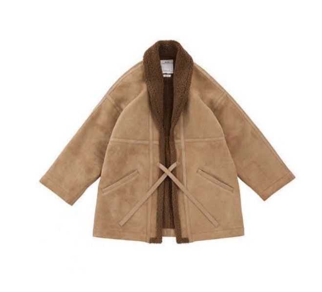 image of Archival Clothing x Visvim Fw 2018 It Mouton Leather Sanjuro in Brown, Men's (Size Large)