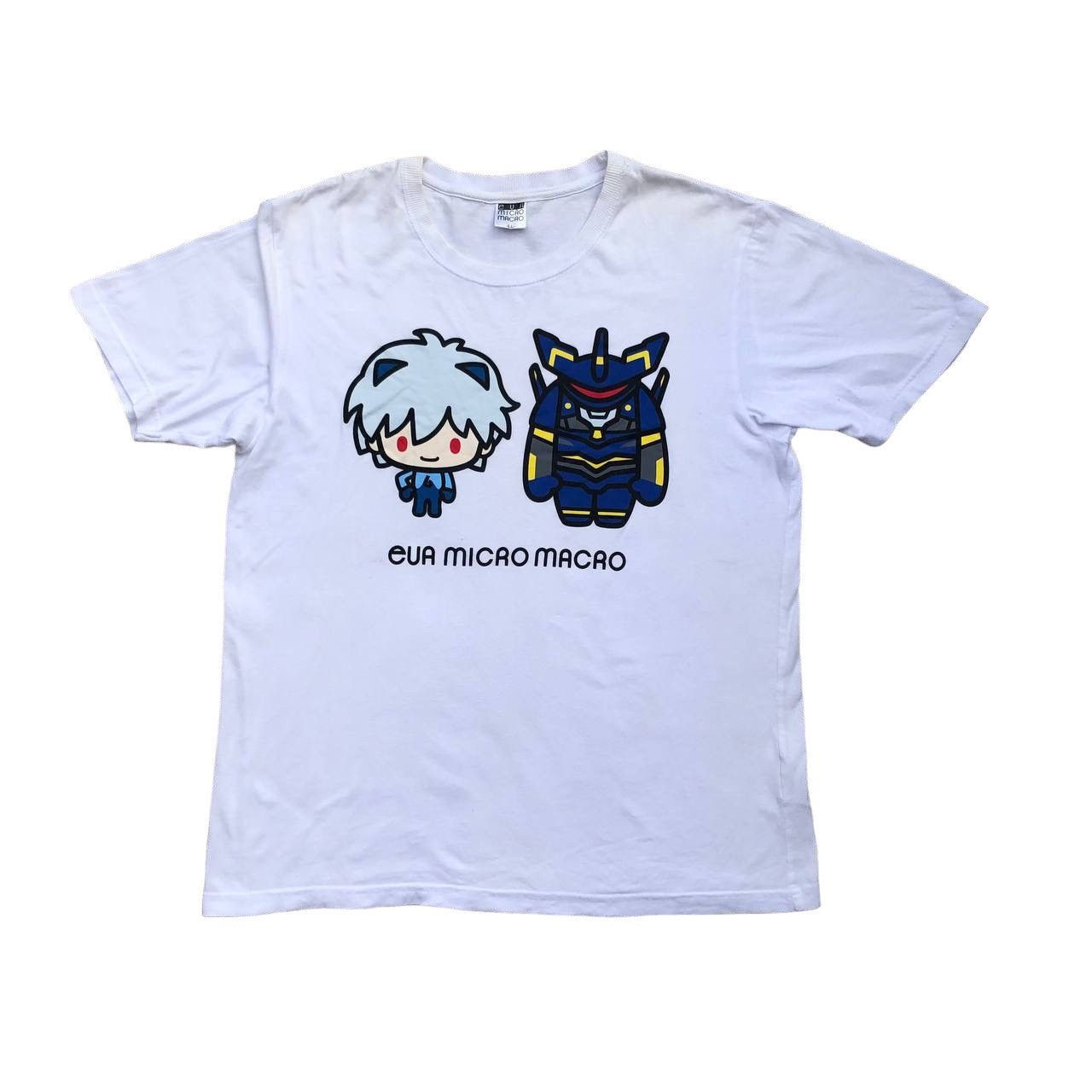 Anime × Cartoon Network × Japanese Brand EVANGELION EVA MACRO ANIME TSHIRT Size US L / EU 52-54 / 3 - 1 Thumbnail