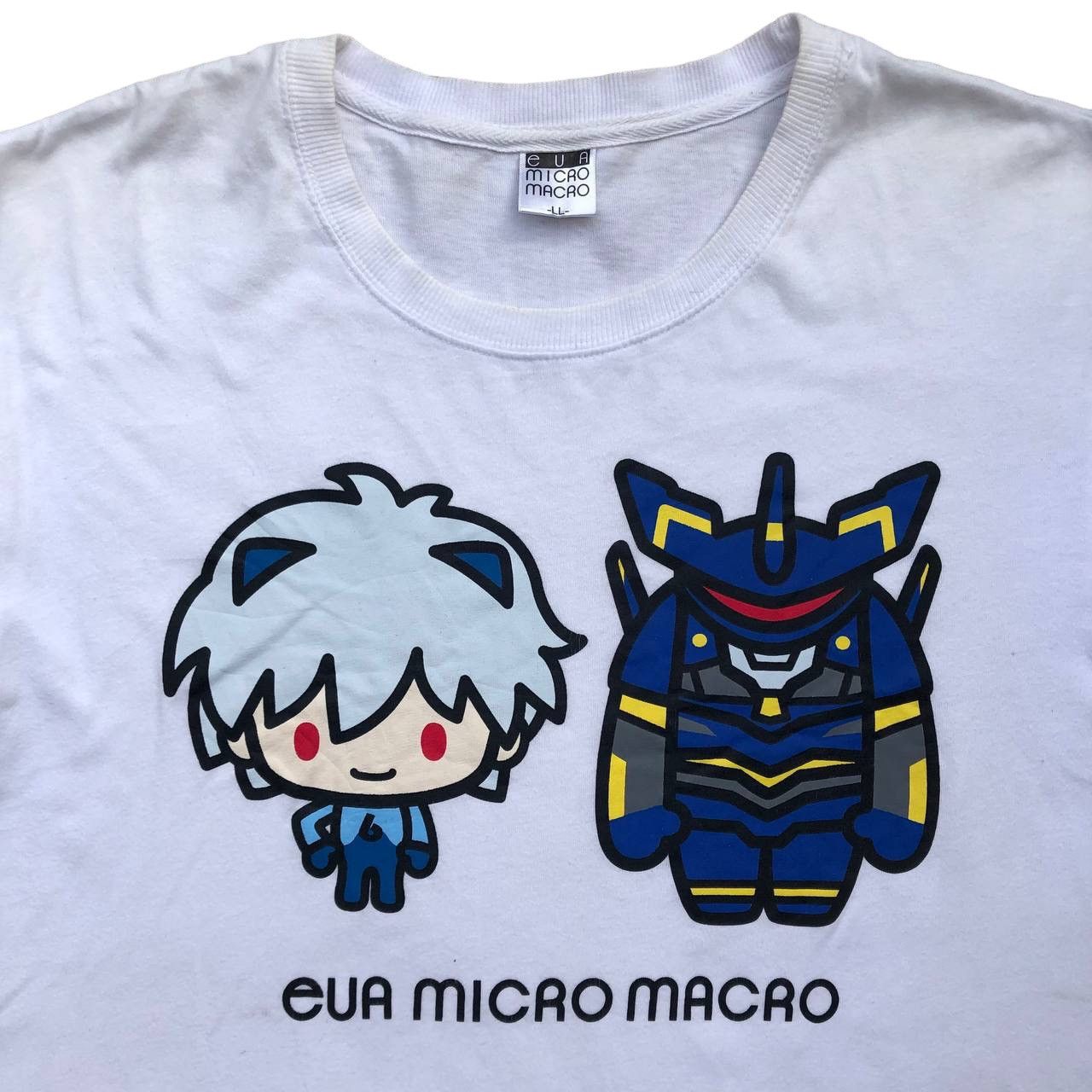 Anime × Cartoon Network × Japanese Brand EVANGELION EVA MACRO ANIME TSHIRT Size US L / EU 52-54 / 3 - 3 Thumbnail
