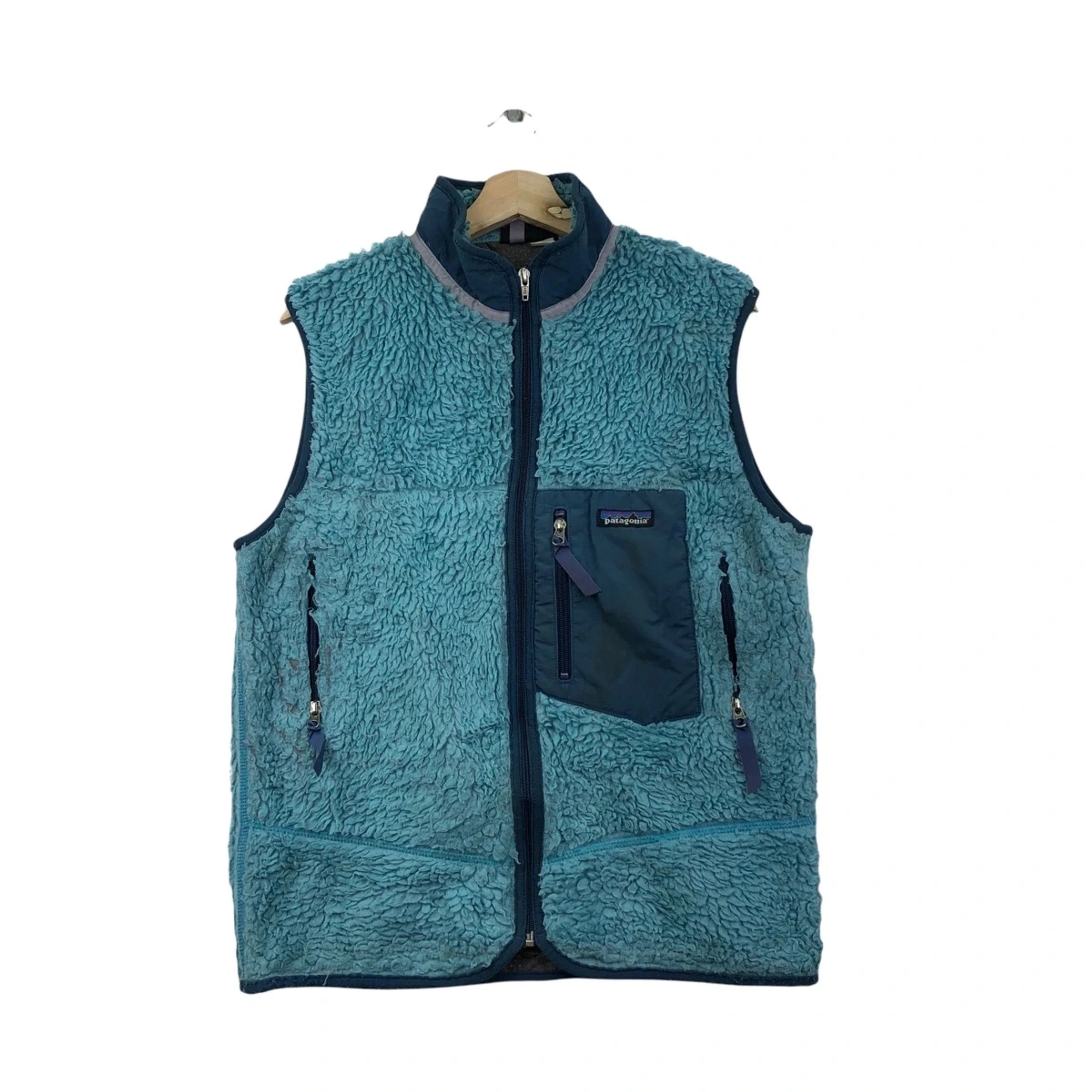 Vtg PATAGONIA Made In USA Sherpa Retro X Fleece Jacket Vest