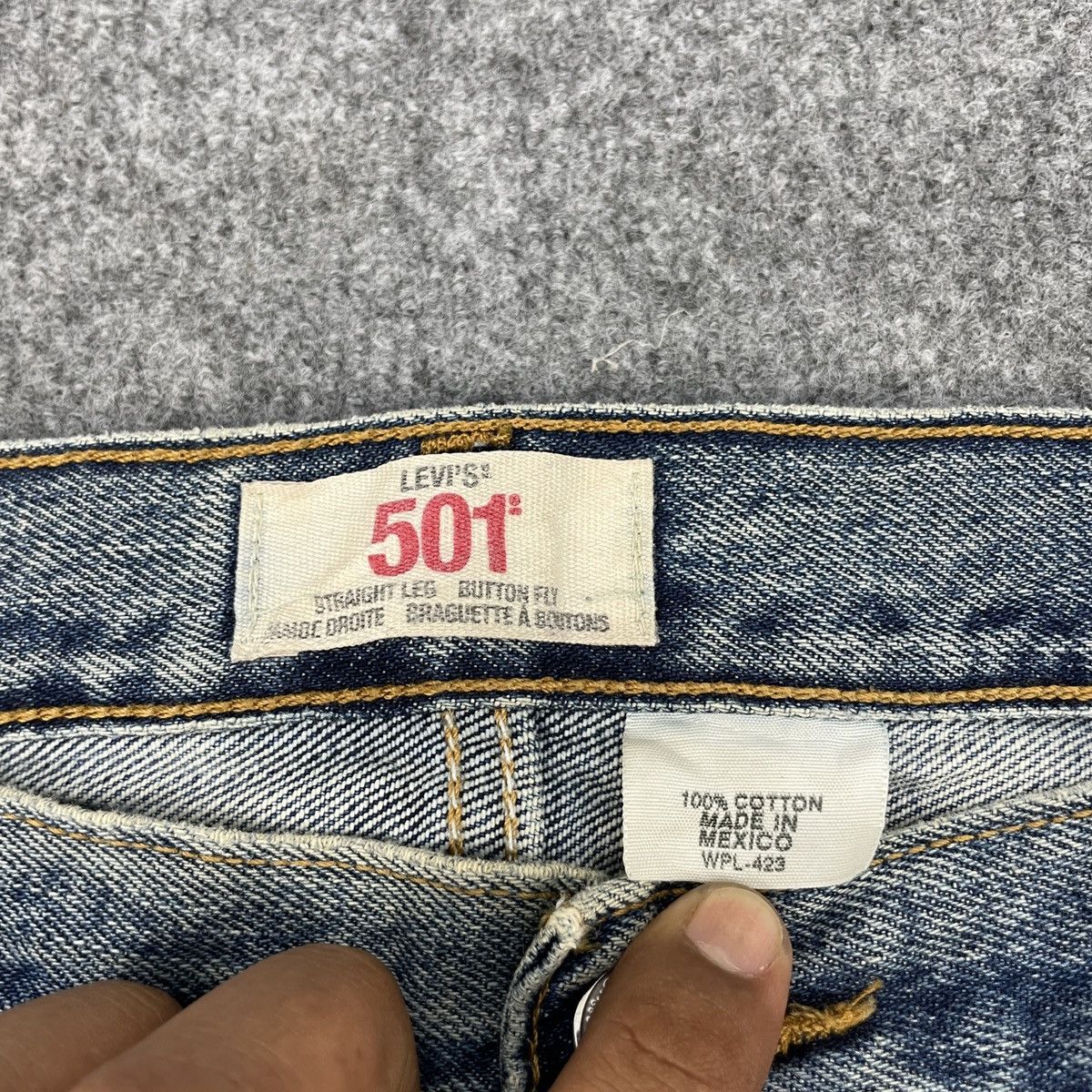 Levi's × Vintage Vintage Levi's 501 Faded Jeans -wc099 Size US 37 - 5 Thumbnail