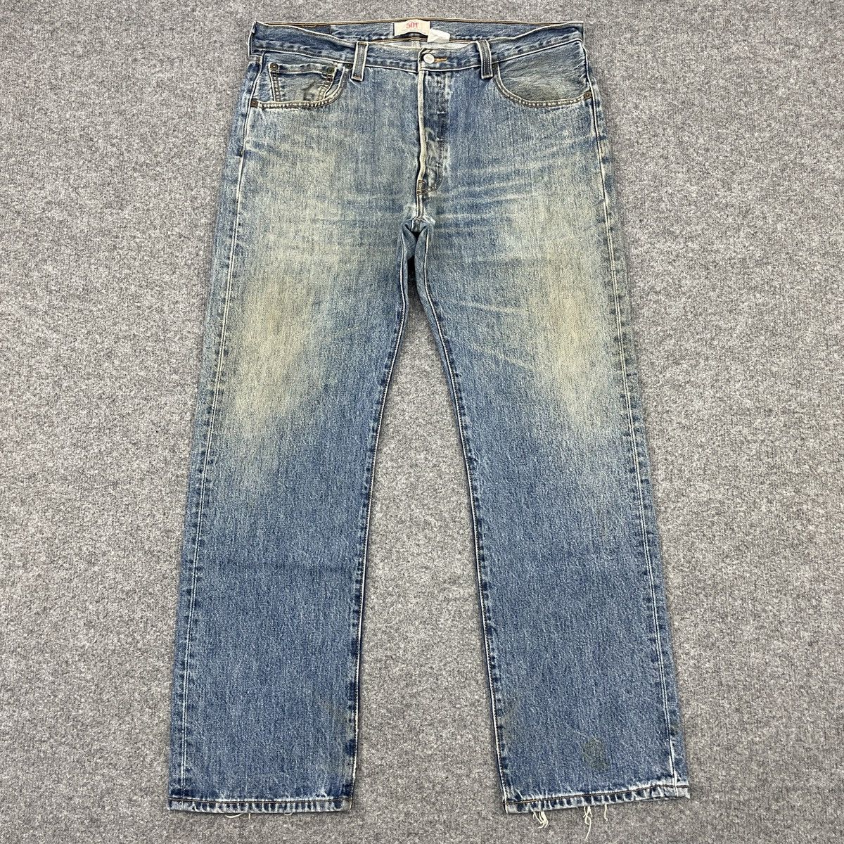 Levi's × Vintage Vintage Levi's 501 Faded Jeans -wc099 Size US 37 - 1 Thumbnail