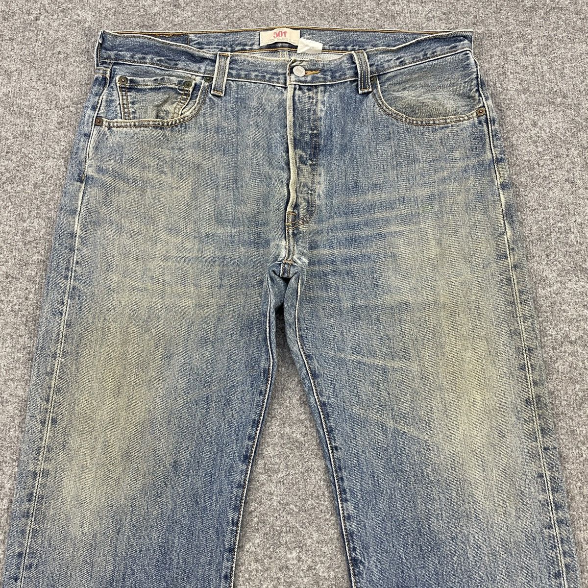 Levi's × Vintage Vintage Levi's 501 Faded Jeans -wc099 Size US 37 - 4 Thumbnail