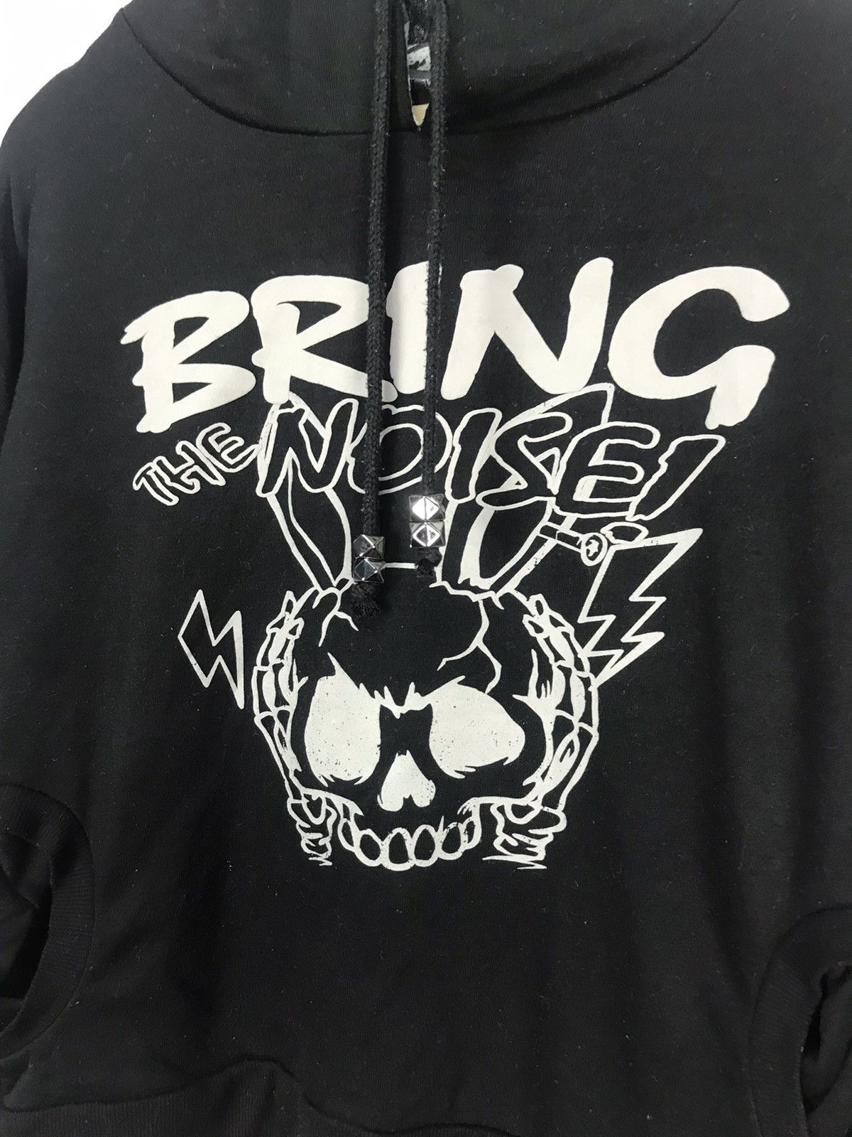 Japanese Brand × Other “Bring the noise” printed croptop hoodie by gladnews Size M / US 6-8 / IT 42-44 - 3 Thumbnail