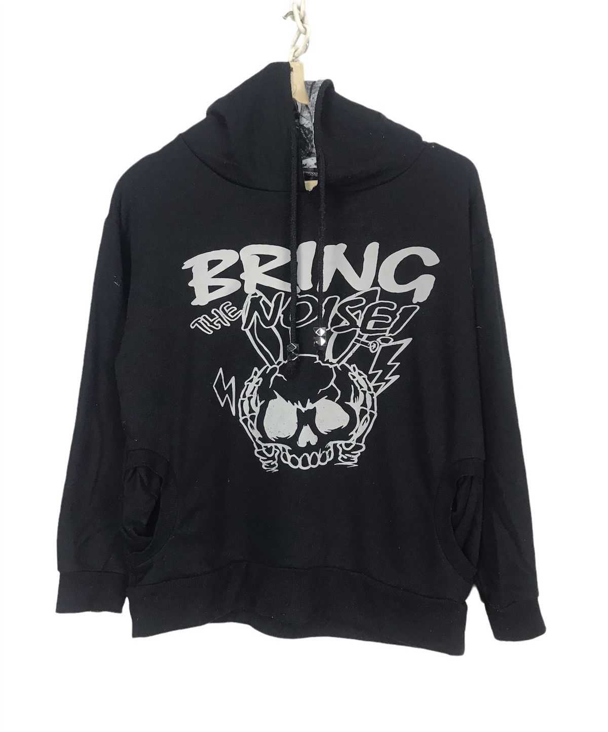 Japanese Brand × Other “Bring the noise” printed croptop hoodie by gladnews Size M / US 6-8 / IT 42-44 - 1 Thumbnail