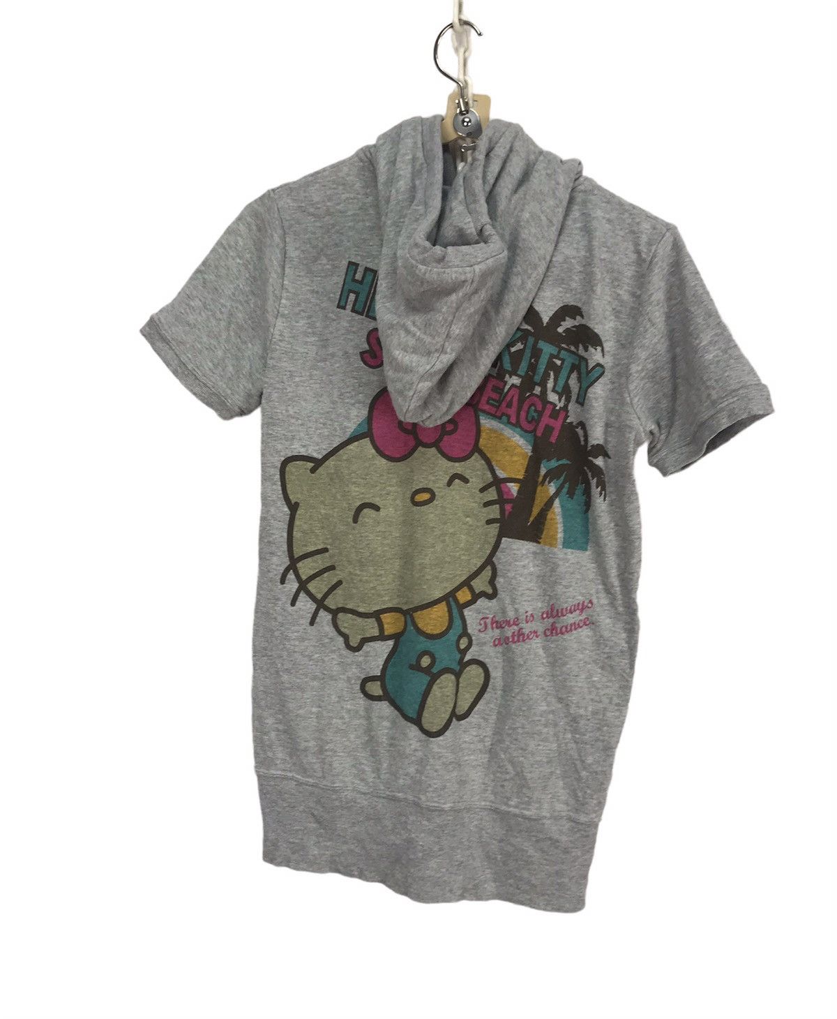 Japanese Brand × Vintage Vintage hello kitty surf beach shorts sleeve zipper hoodie Size M / US 6-8 / IT 42-44 - 2 Thumbnail