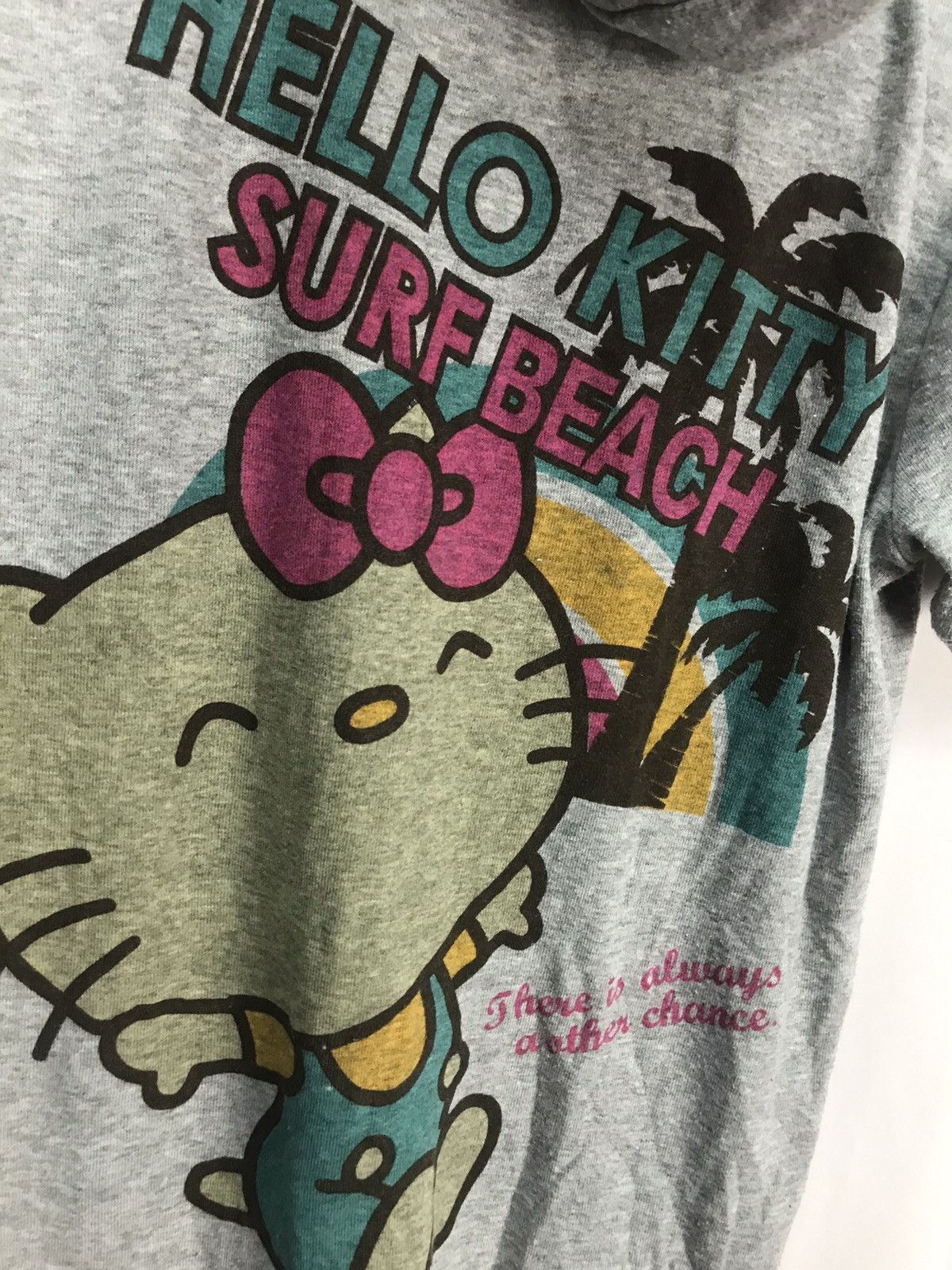 Japanese Brand × Vintage Vintage hello kitty surf beach shorts sleeve zipper hoodie Size M / US 6-8 / IT 42-44 - 7 Thumbnail