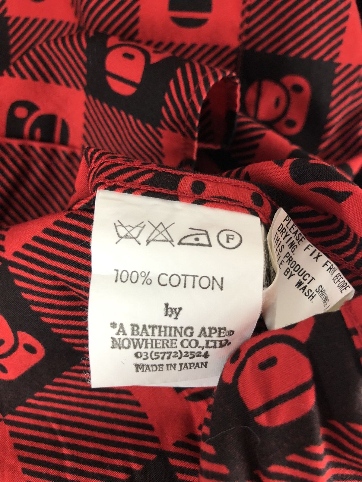 Bape Baby Milo Buffalo Check Shirt Size US M / EU 48-50 / 2 - 5 Thumbnail