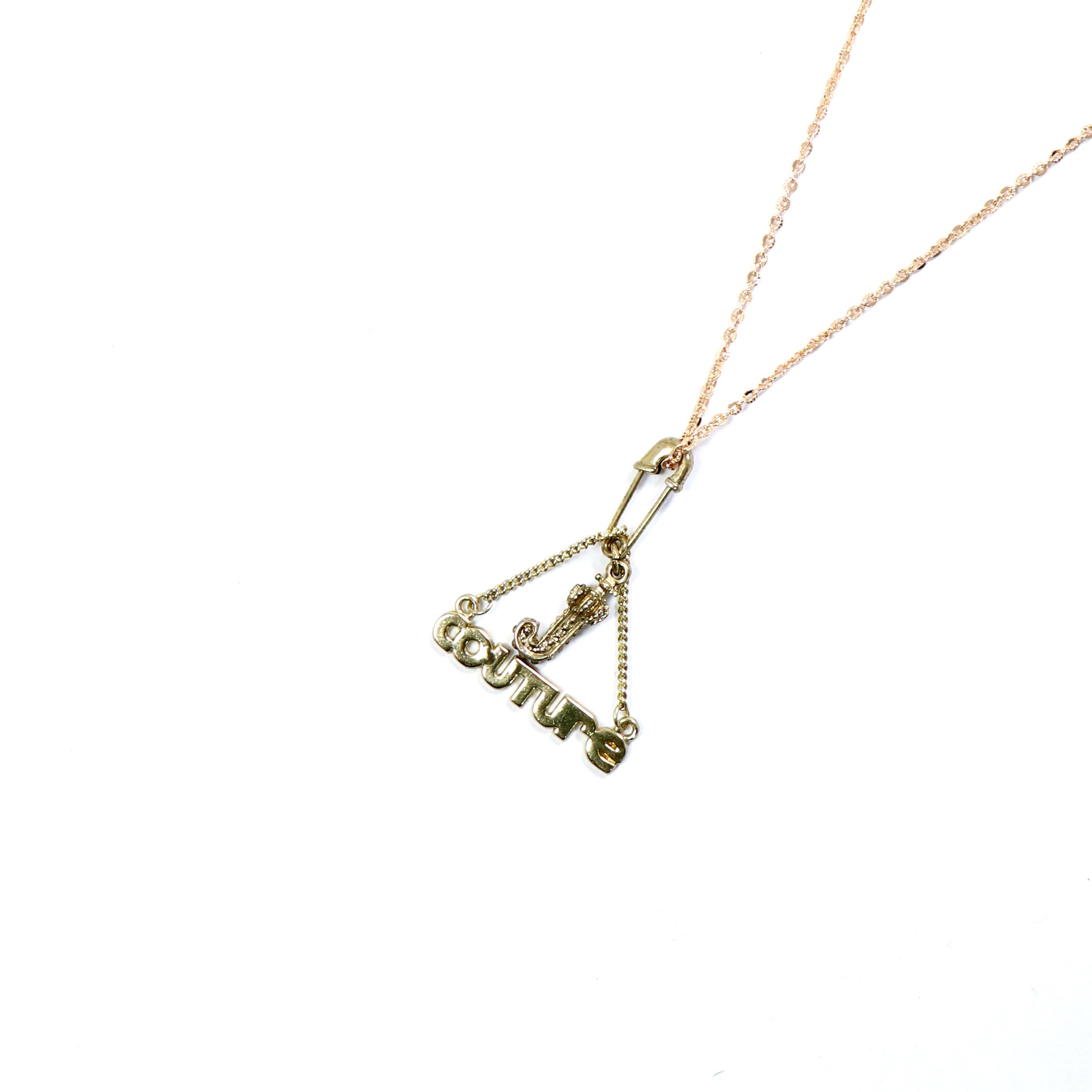 Juicy Couture "J" Crown Collapse Gold Gilding Necklace Size ONE SIZE - 1 Thumbnail