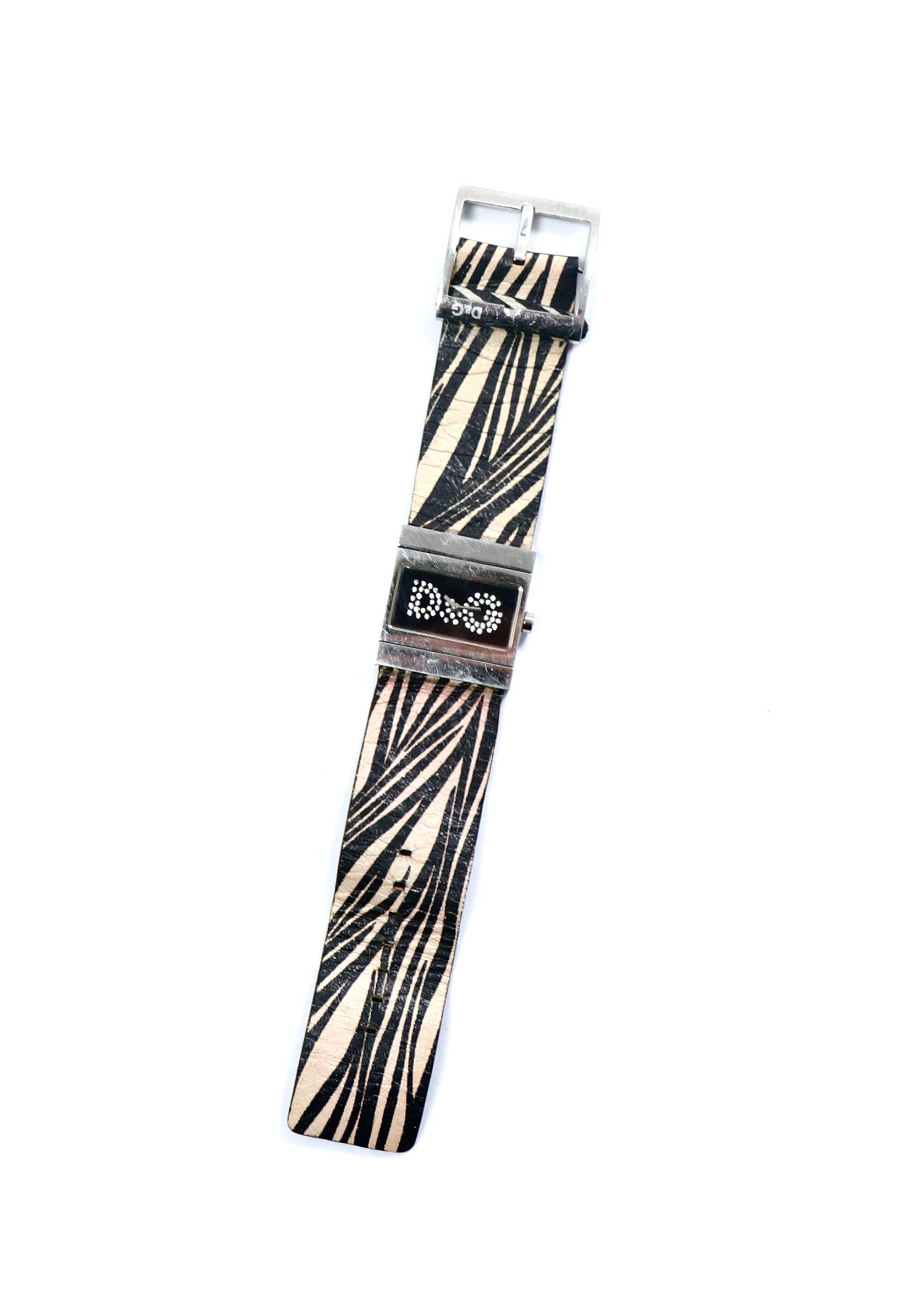 Dolce & Gabbana D&G Reversible Leather Zebra Watches Size ONE SIZE - 6 Thumbnail