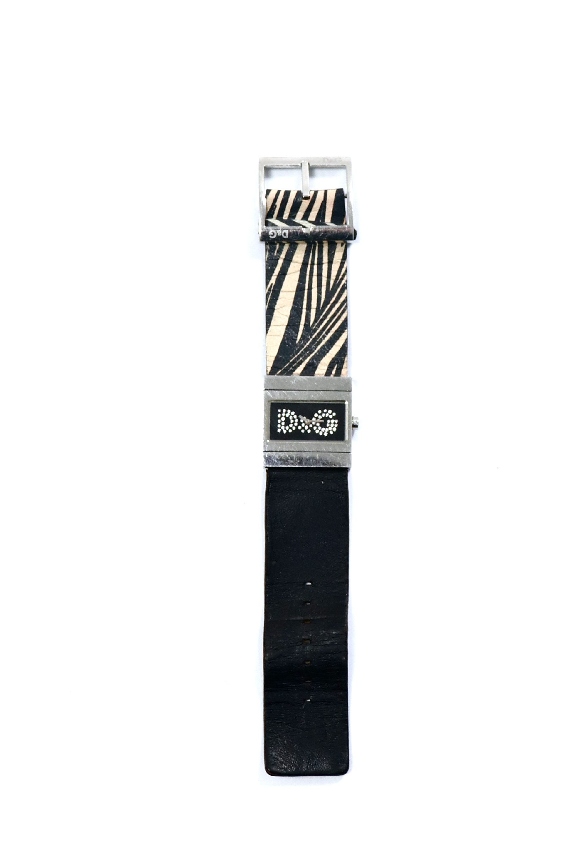 Dolce & Gabbana D&G Reversible Leather Zebra Watches Size ONE SIZE - 1 Thumbnail