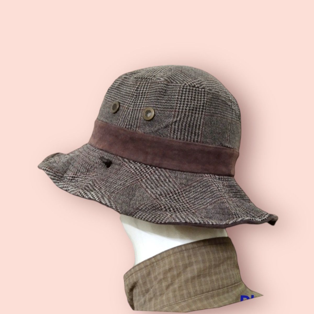 Japanese Brand × Vintage VINTAGE PLAID OUTDOOR BUCKET HAT Size ONE SIZE - 6 Thumbnail
