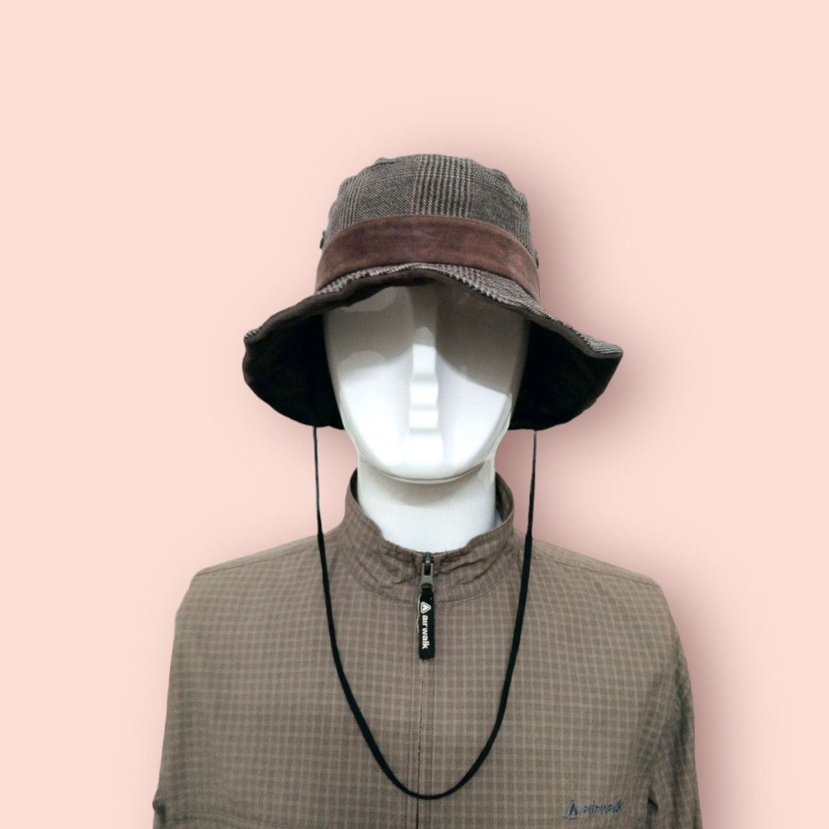 Japanese Brand × Vintage VINTAGE PLAID OUTDOOR BUCKET HAT Size ONE SIZE - 4 Thumbnail