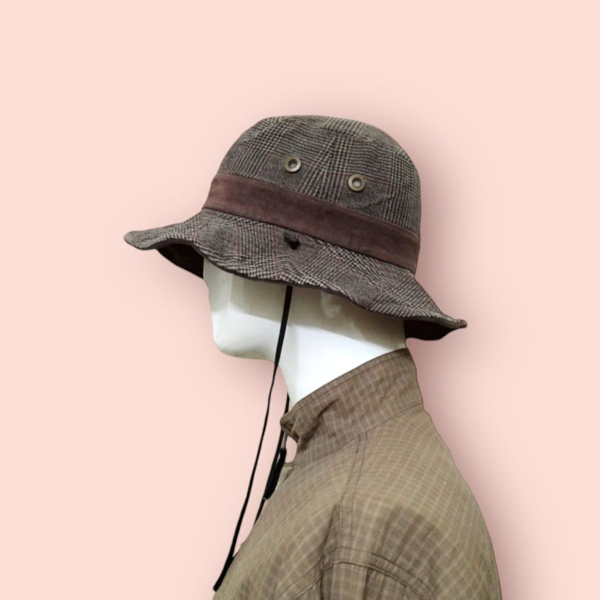 Japanese Brand × Vintage VINTAGE PLAID OUTDOOR BUCKET HAT Size ONE SIZE - 3 Thumbnail