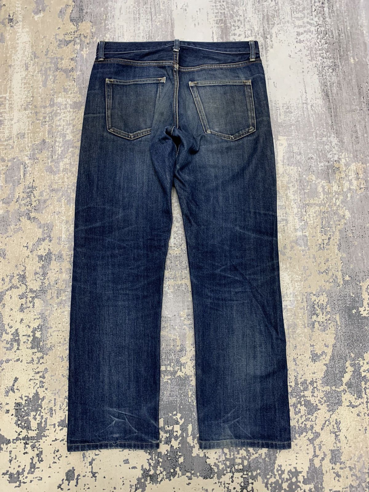 Japanese Brand Vtg Japanese Uniqlo Selvedge Jeans Distressed Denim W31x27 Size US 31 - 9 Thumbnail