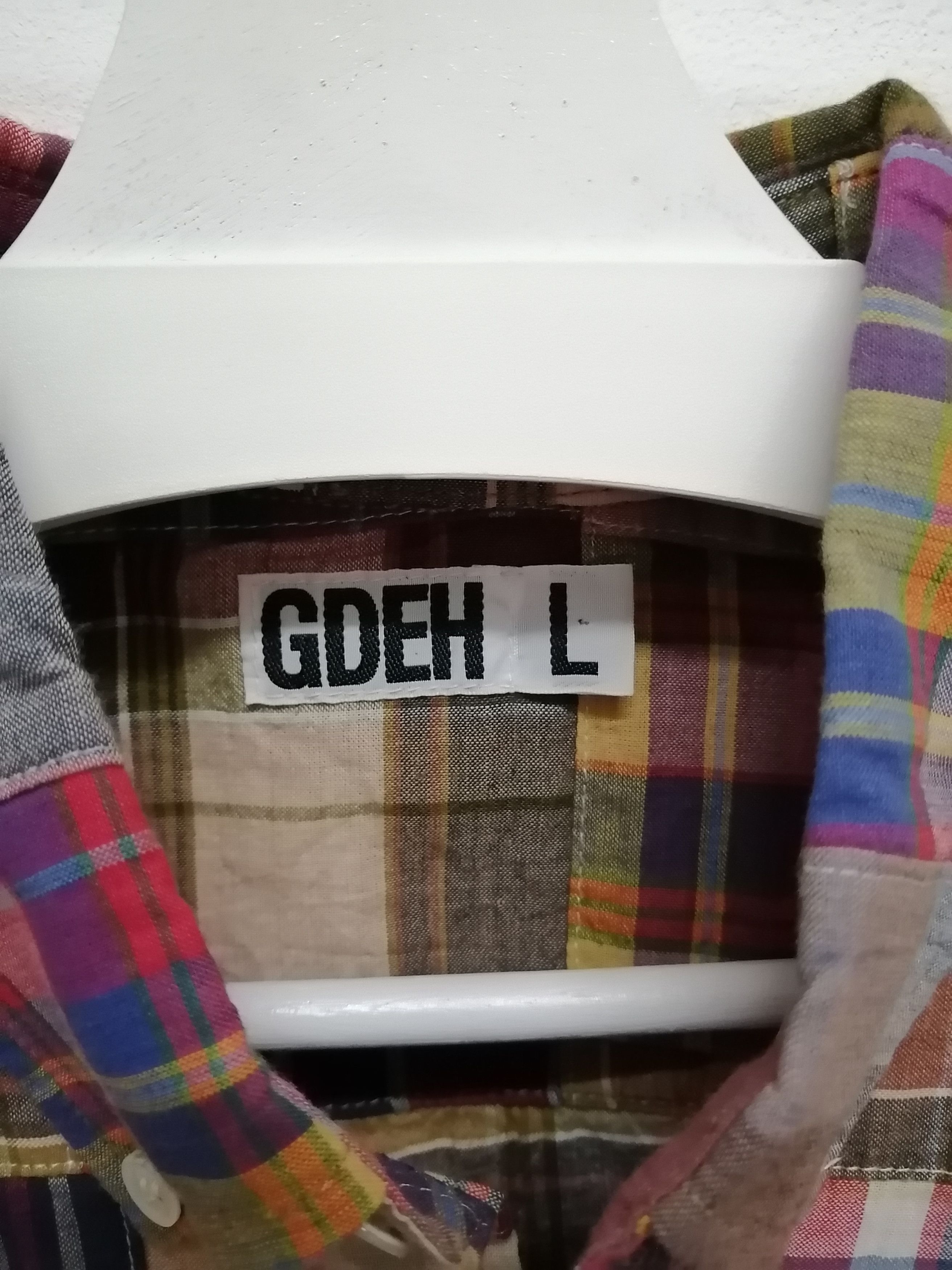 Good Enough Vintage GOODENOUGH Patchwork Shirt - Size L Size US L / EU 52-54 / 3 - 6 Thumbnail