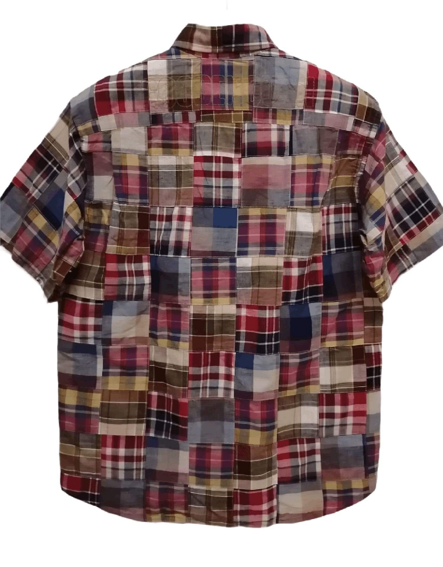Good Enough Vintage GOODENOUGH Patchwork Shirt - Size L Size US L / EU 52-54 / 3 - 2 Thumbnail