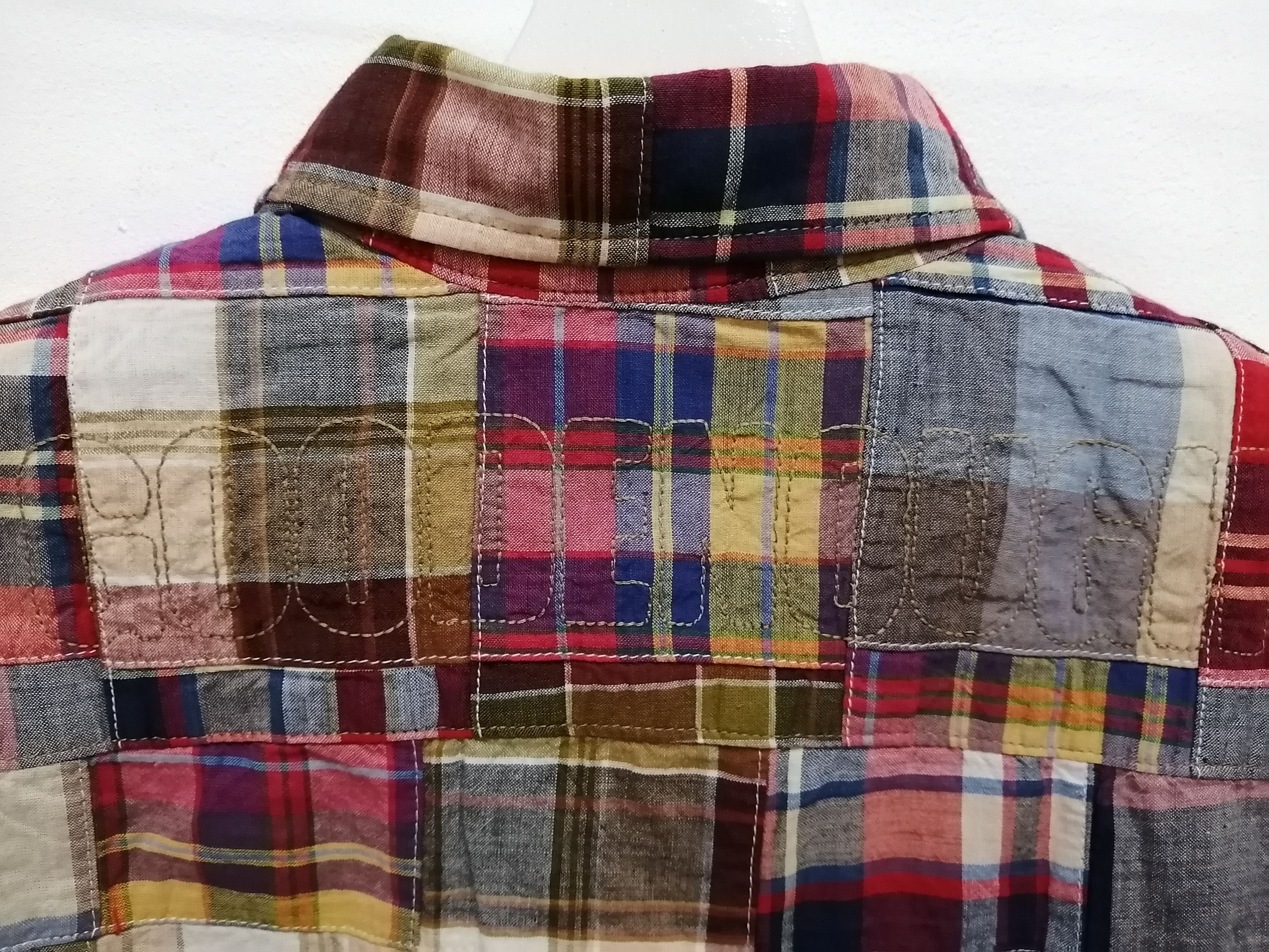Good Enough Vintage GOODENOUGH Patchwork Shirt - Size L Size US L / EU 52-54 / 3 - 4 Thumbnail